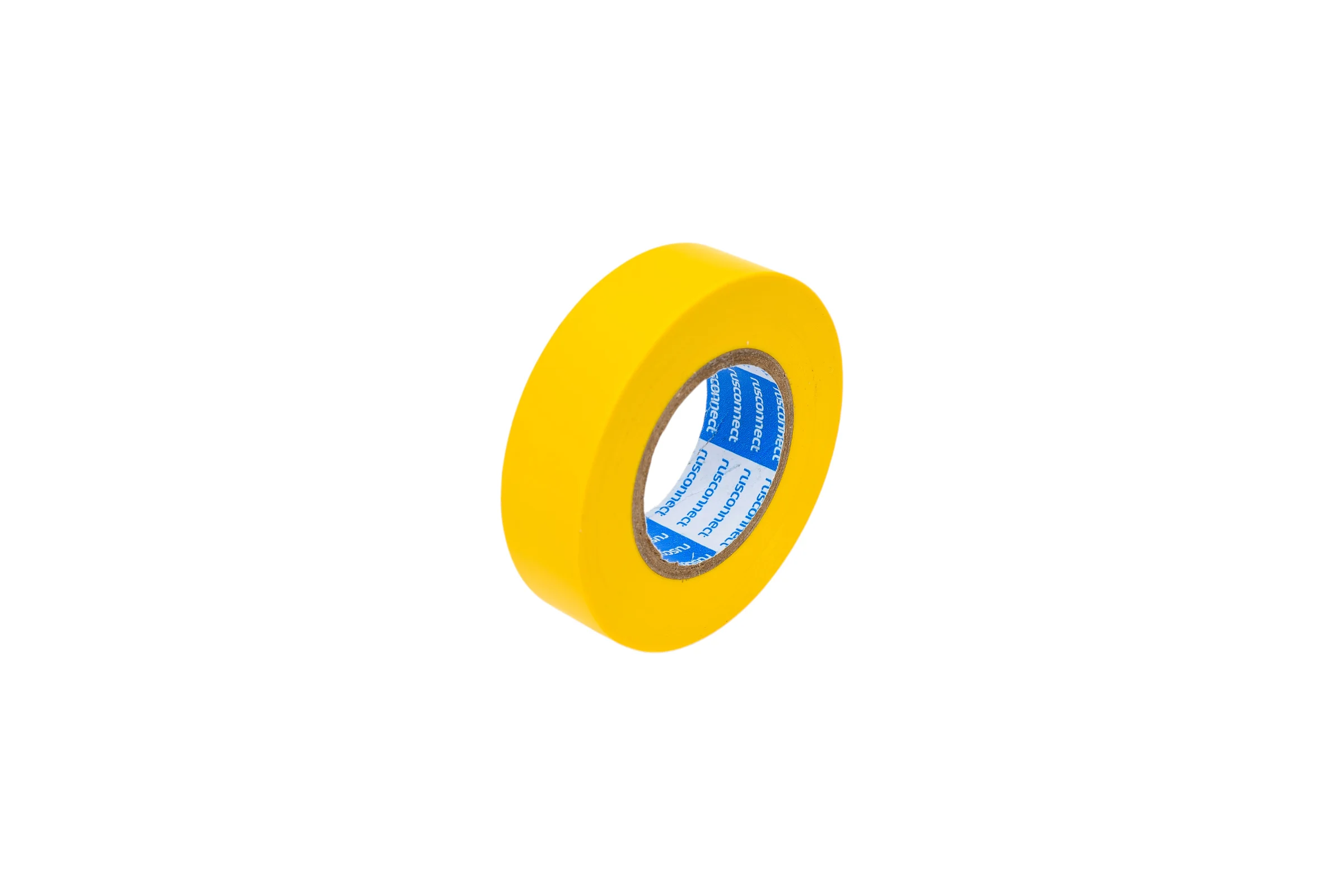 Изолента ПВХ Rusconnect 19 мм х 0,13х20 м, желтый , 10 шт. 173520