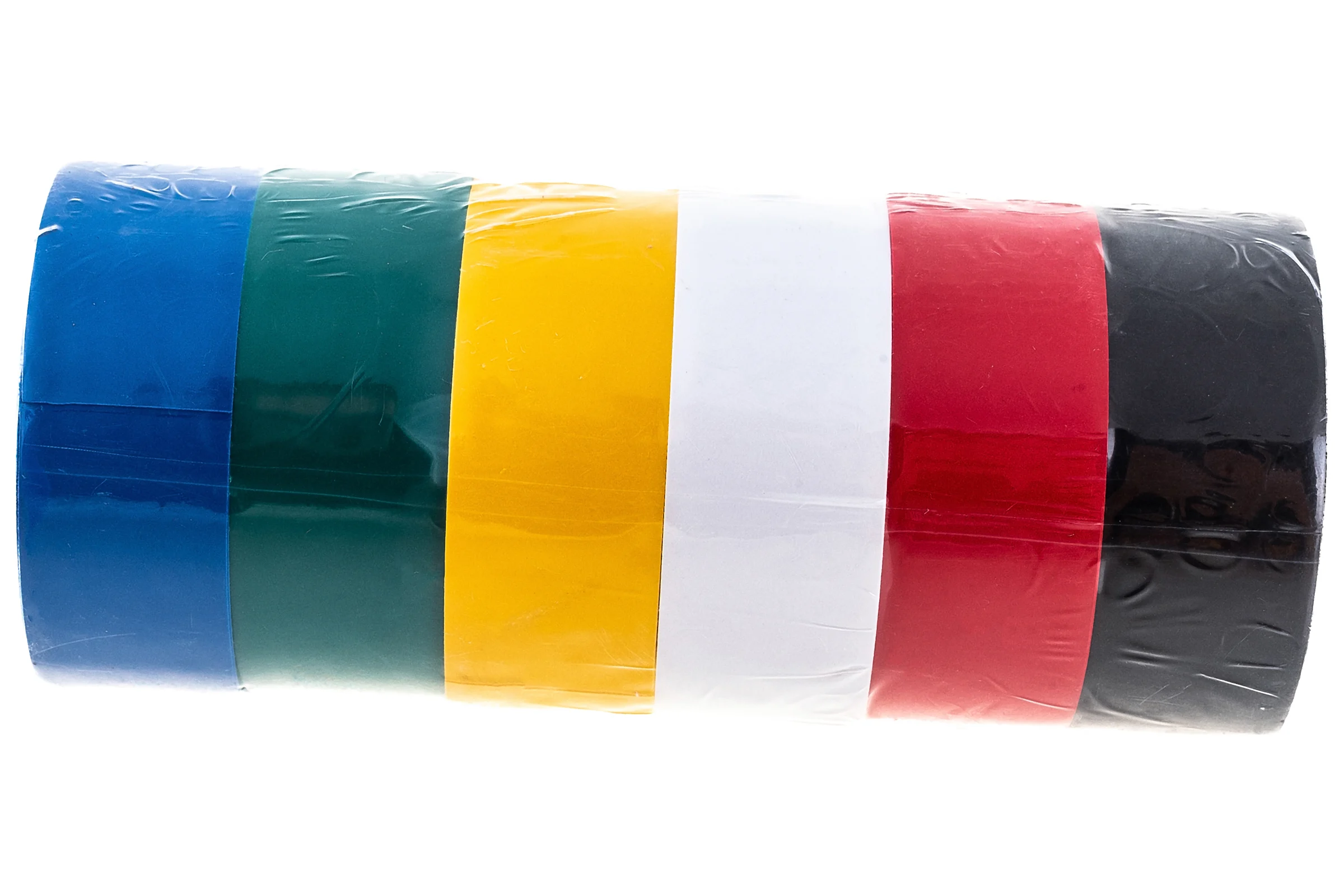 Изолента FIT IT PVC 19 мм х 0.13 мм х 3 м, 6 шт., цветная 11027