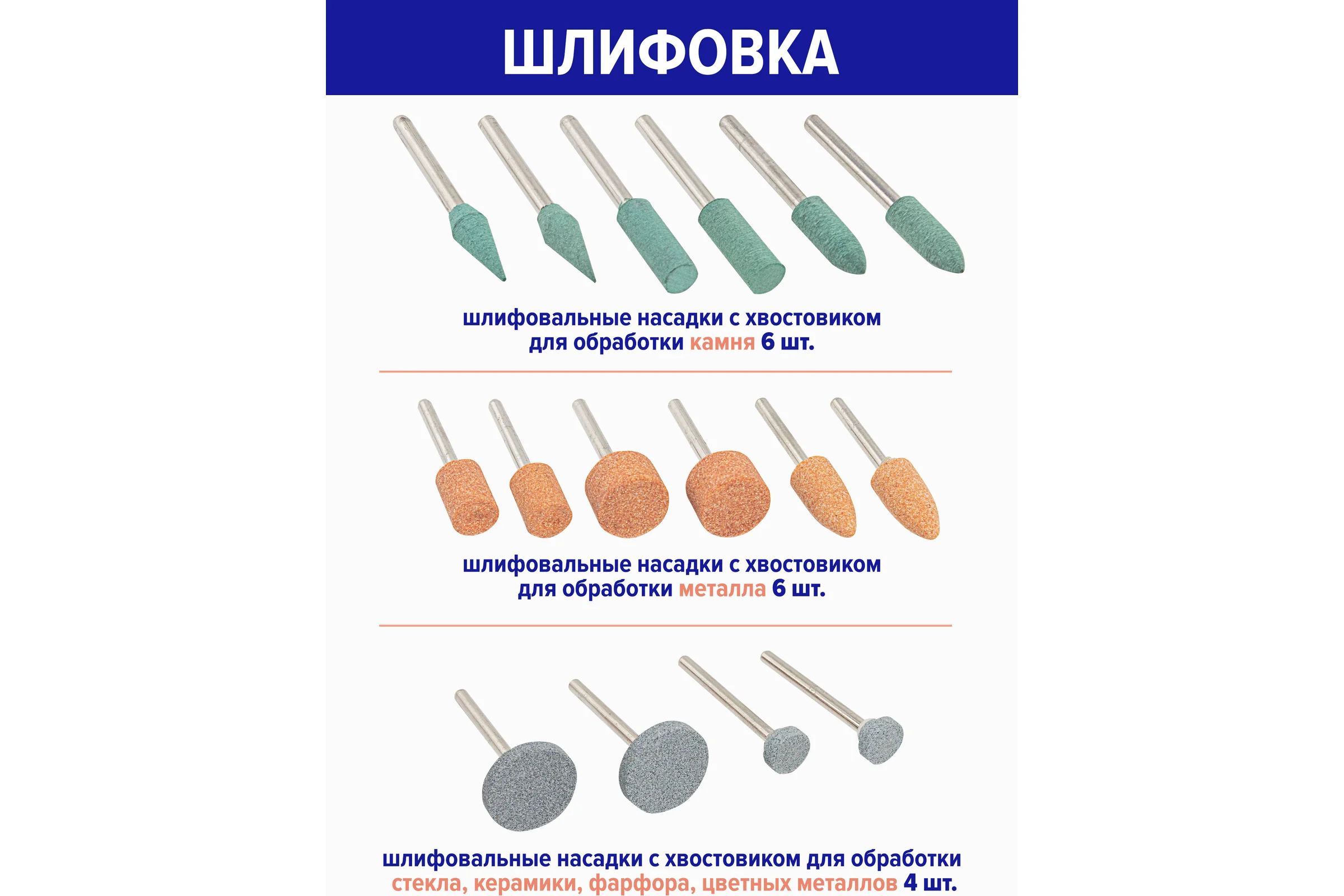 Набор аксессуаров для мини-дрелей 276 предметов в пластиковом кейсе Forsage F-GSK276