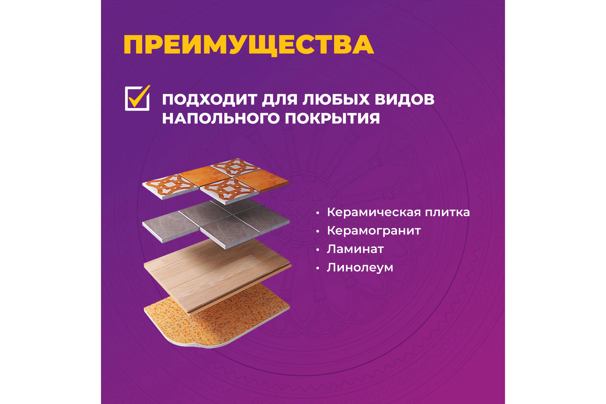 Теплый пол OneKeyElectro нагревательный мат под ламинат/плитку/линолеум: 1 кв. м (150 Вт). 2284472