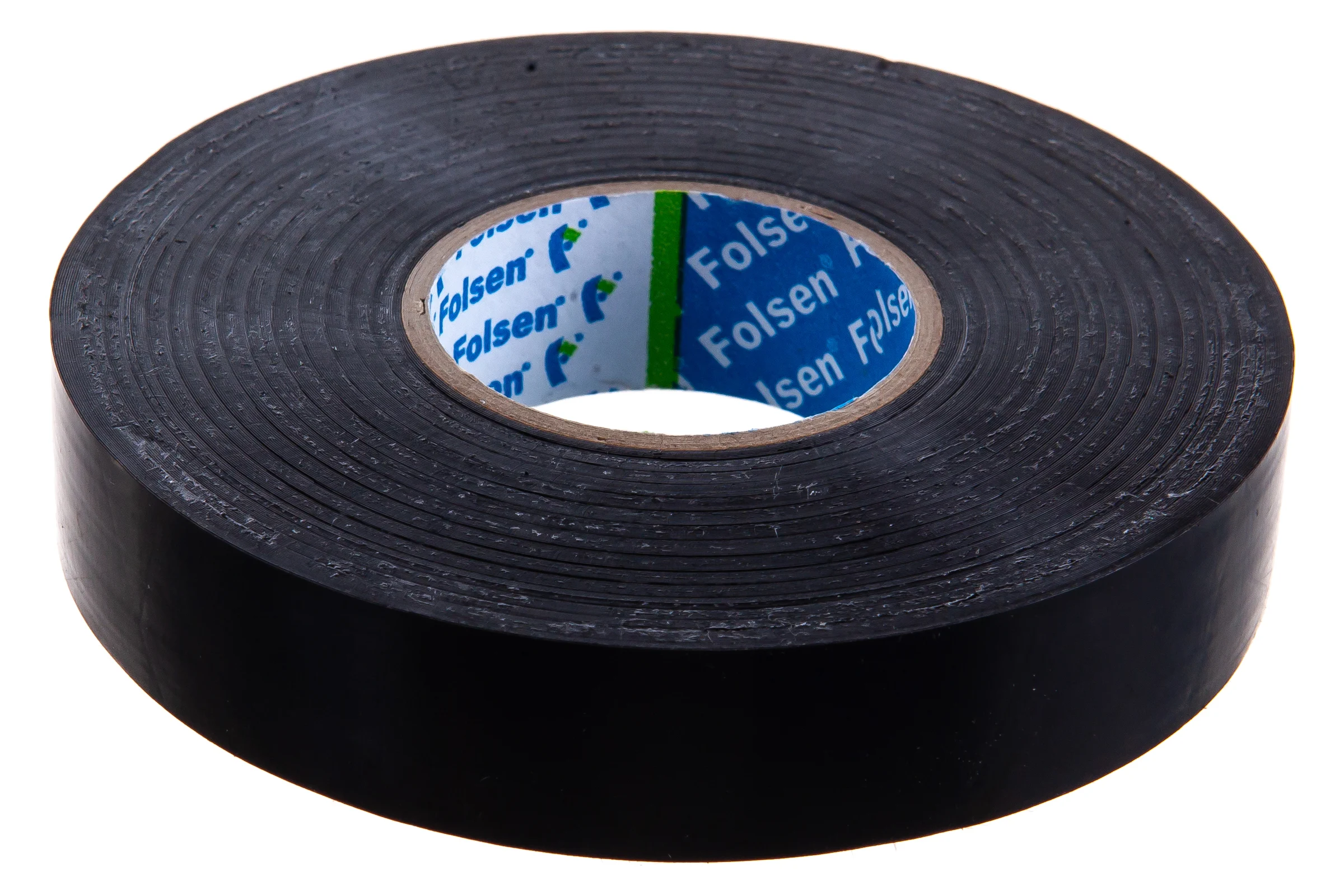 Изоляционная лента FOLSEN 19мм x 33м, черная,  Premium от -18oC до +105oC 013104