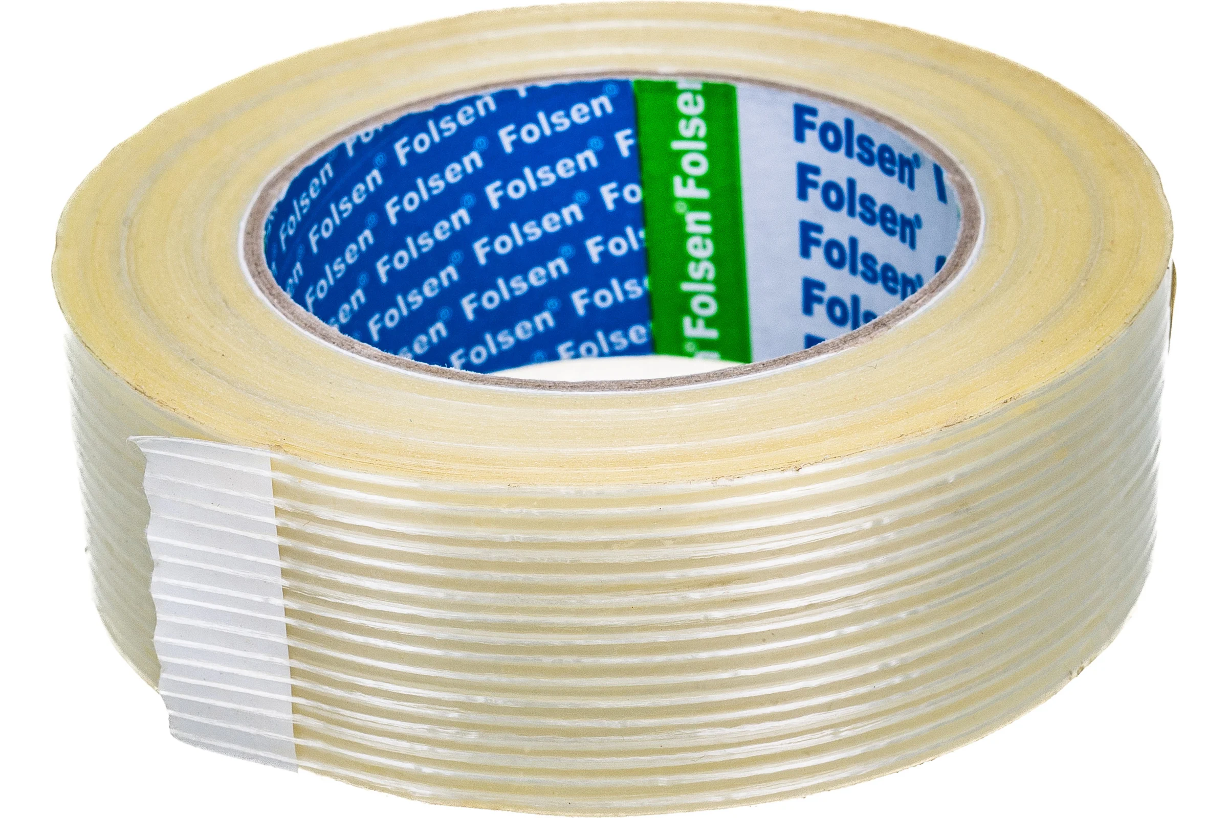 Филамент лента  FOLSEN 38мм х 50м, 120мкм, продольное армир-е 0475038