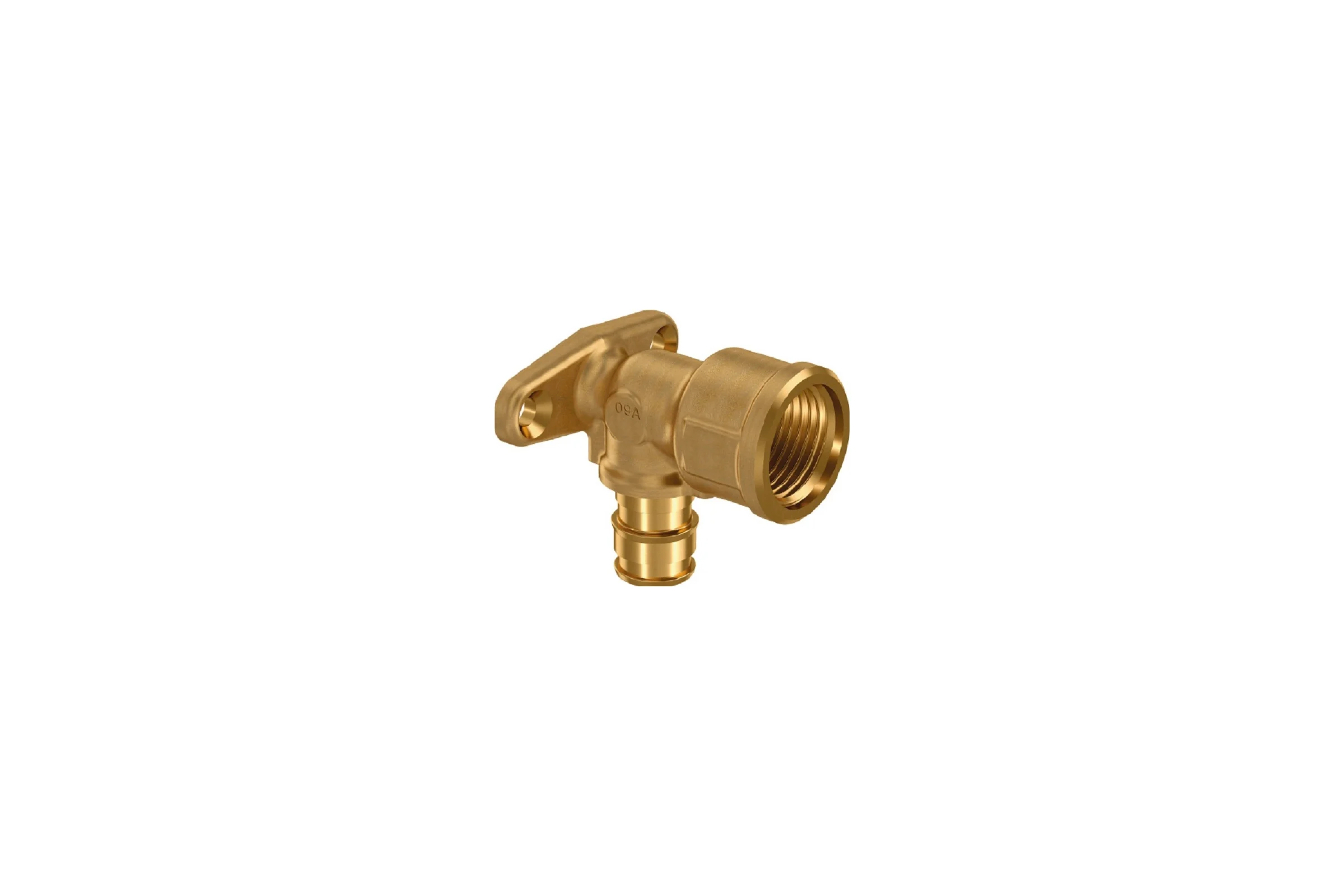 Водорозетка Usystems smart aqua латунная для труб pe-xa длинная 16-rp1/2"вр l=49мм, тип 1 1136001