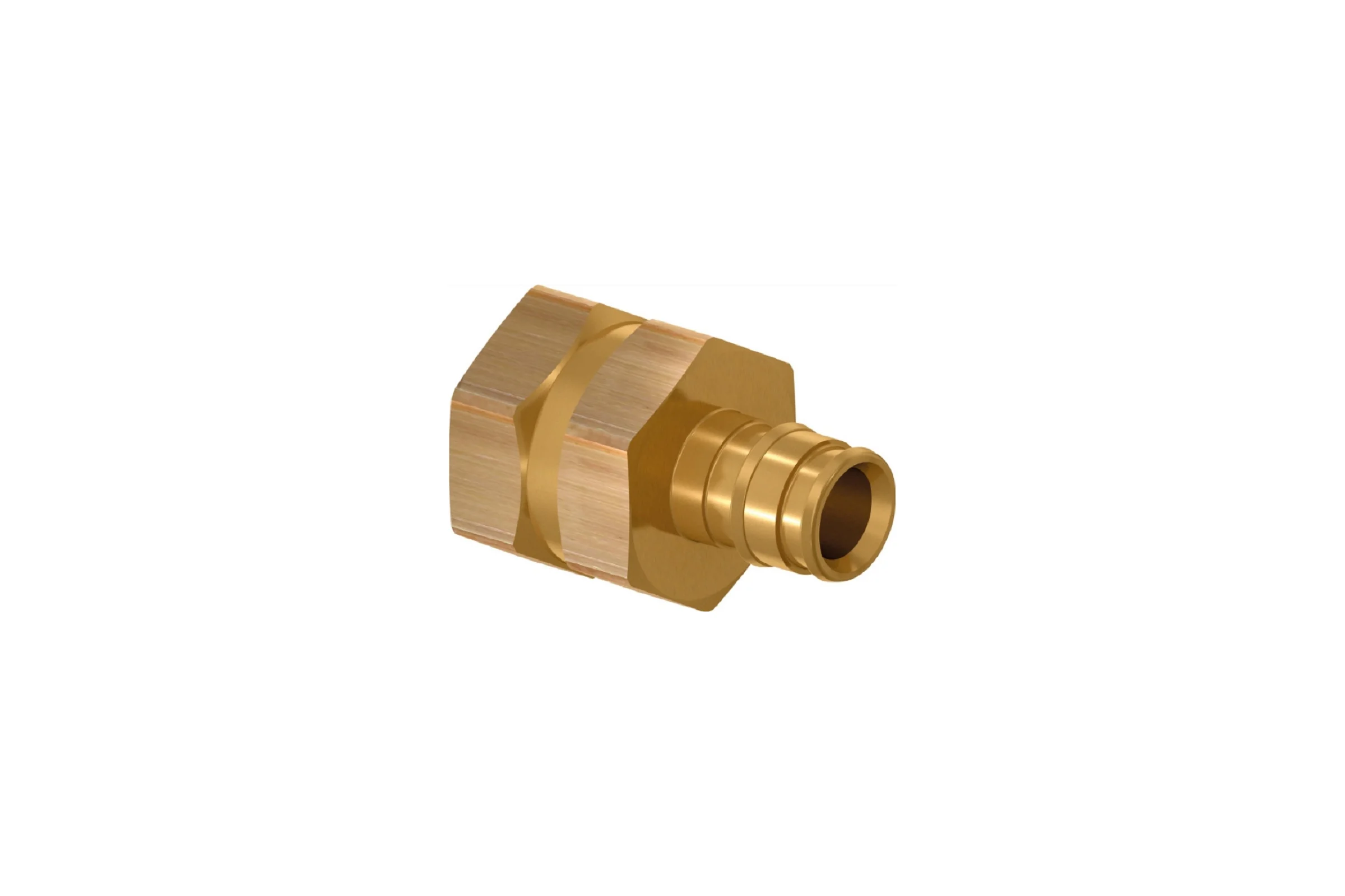 Штуцер Usystems с внутренней резьбой латунный для труб pe-xa 20-rp3/4"вр, тип 1 1135760