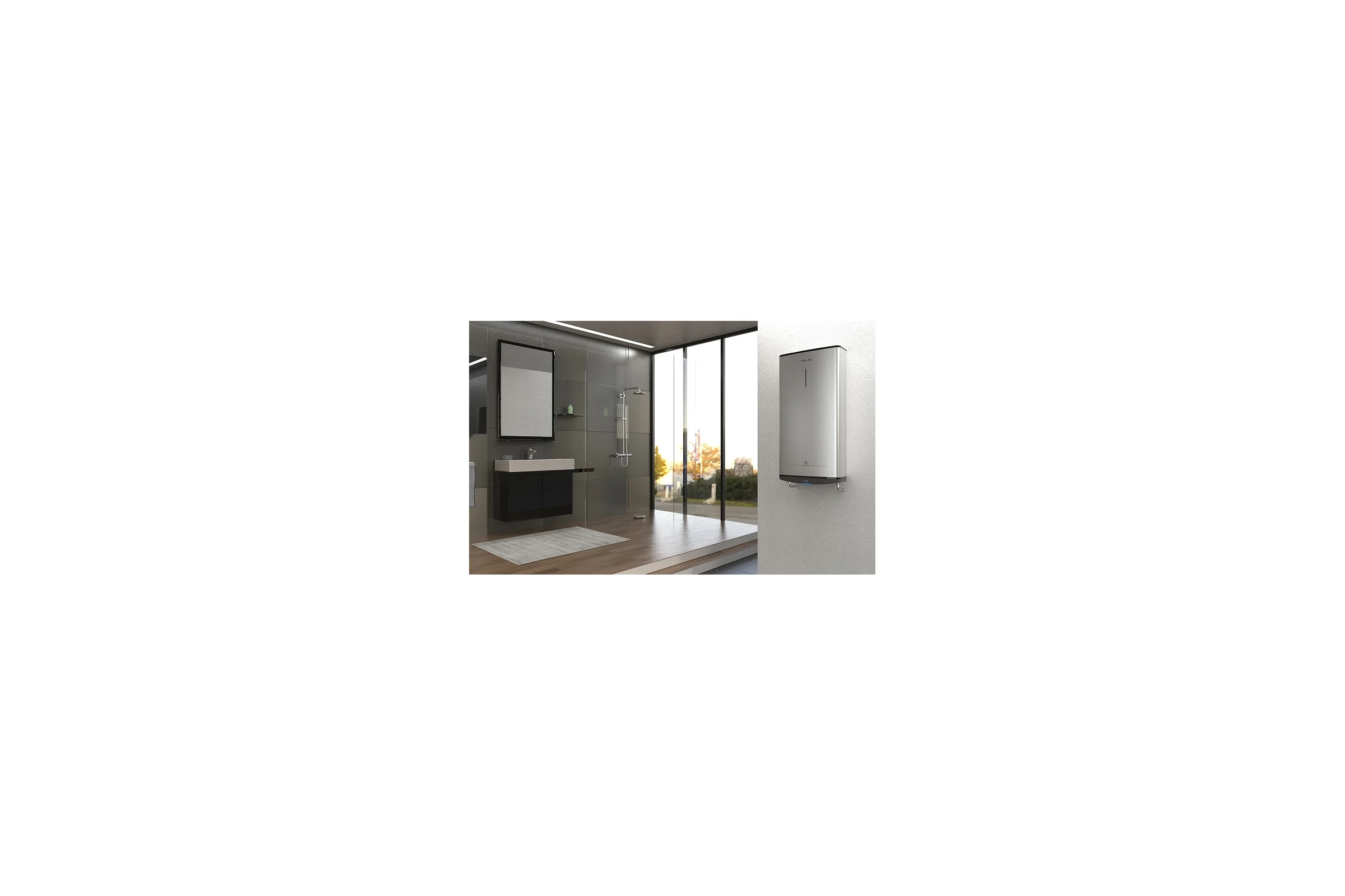 Настенный накопительный электрический водонагреватель ARISTON ABS VLS PRO INOX R 100 3700688