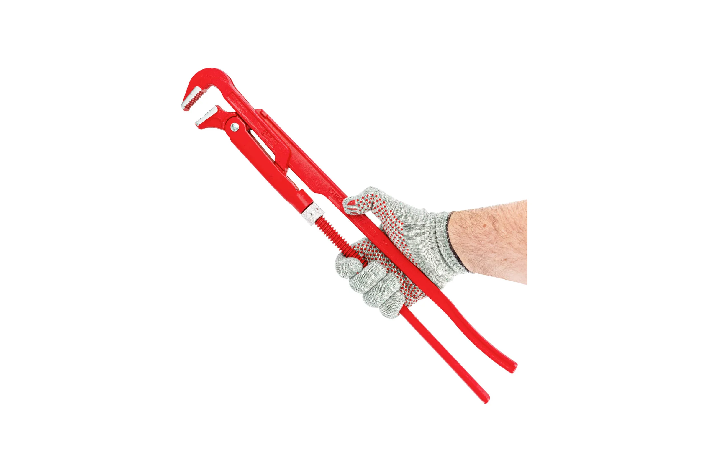 Газовый ключ Forcekraft 2" 90 градусов, захват 100 мм FK-684S22(26492)