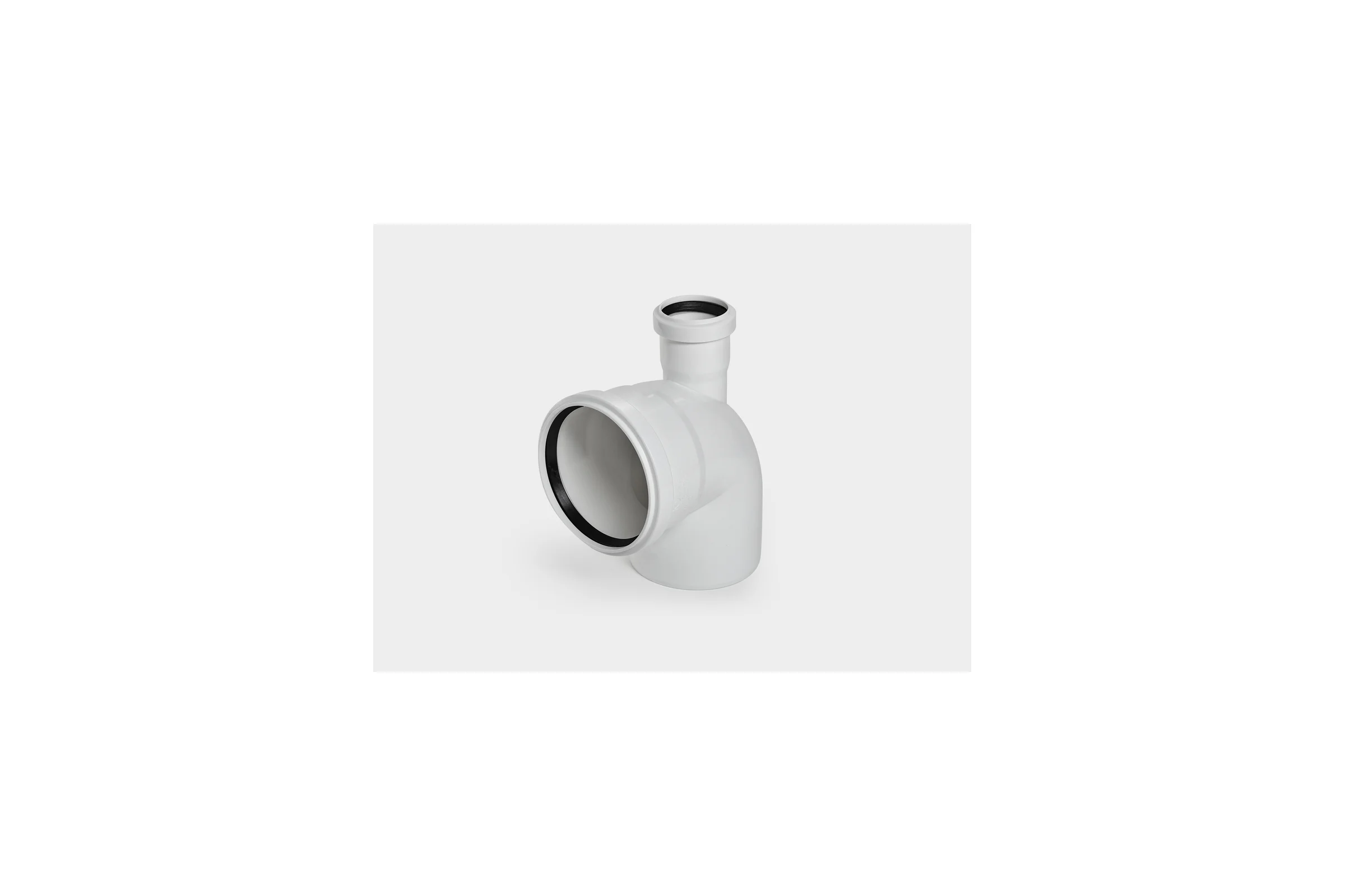 Канализационный отвод КОНТУР PP D110x90 с прямым выходом D50 УЮТ 074402110500
