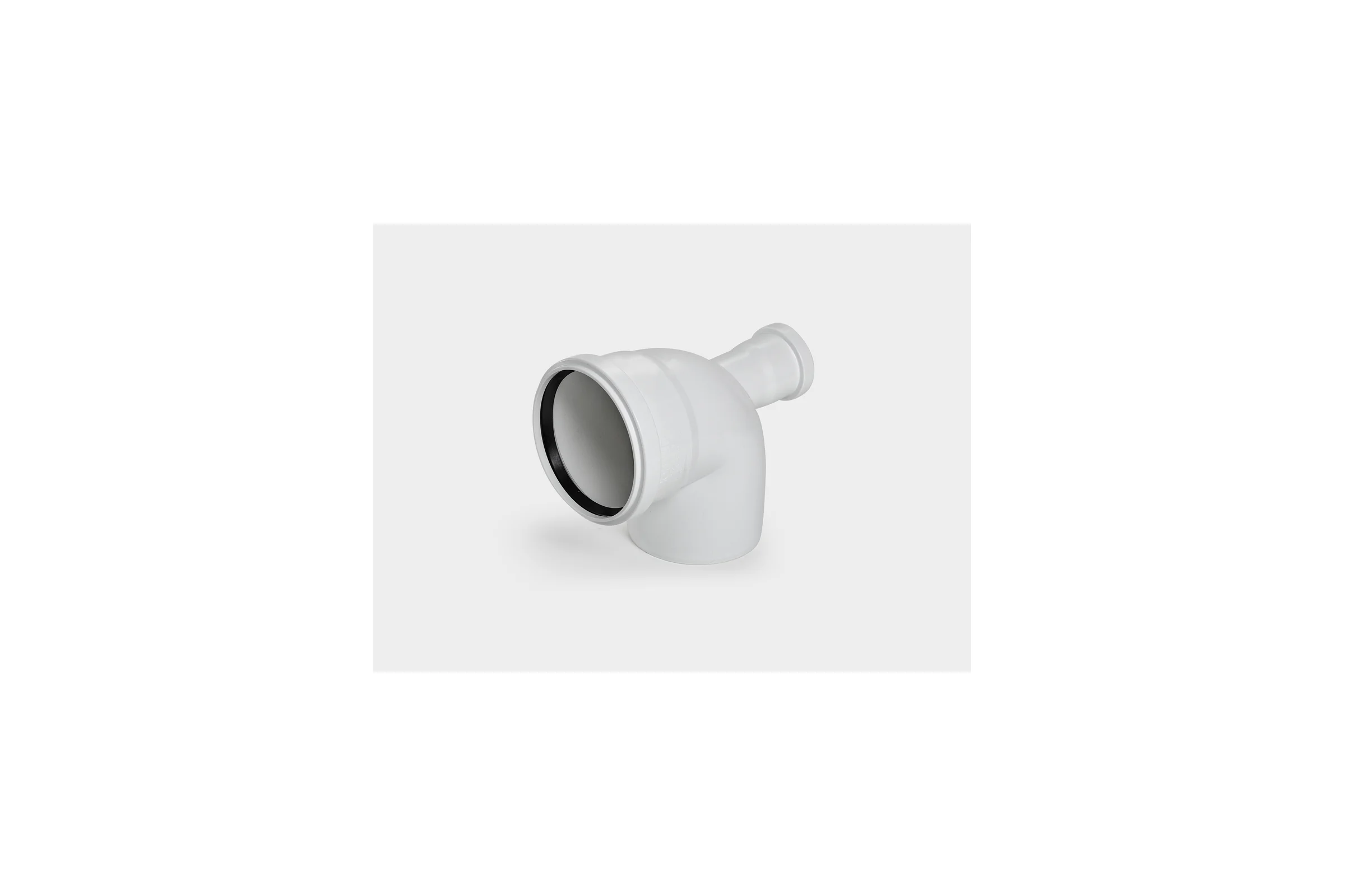 Канализационный отвод КОНТУР PP D110x90 с фронтальным выходом D50 УЮТ 074401110500
