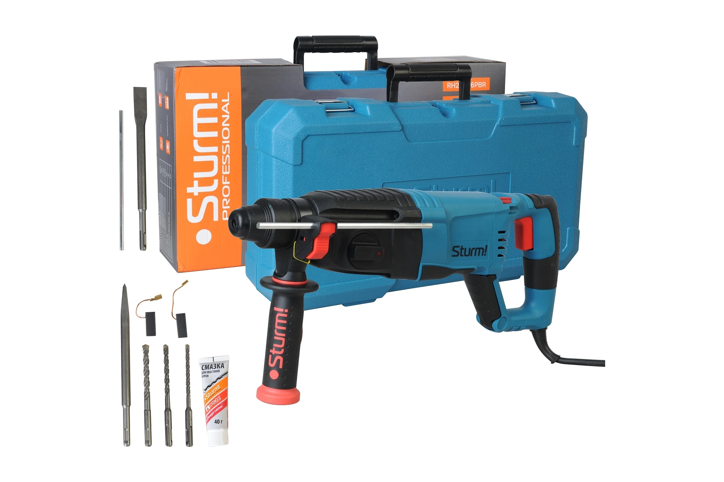 Перфоратор Sturm sds plus RH25956PBR