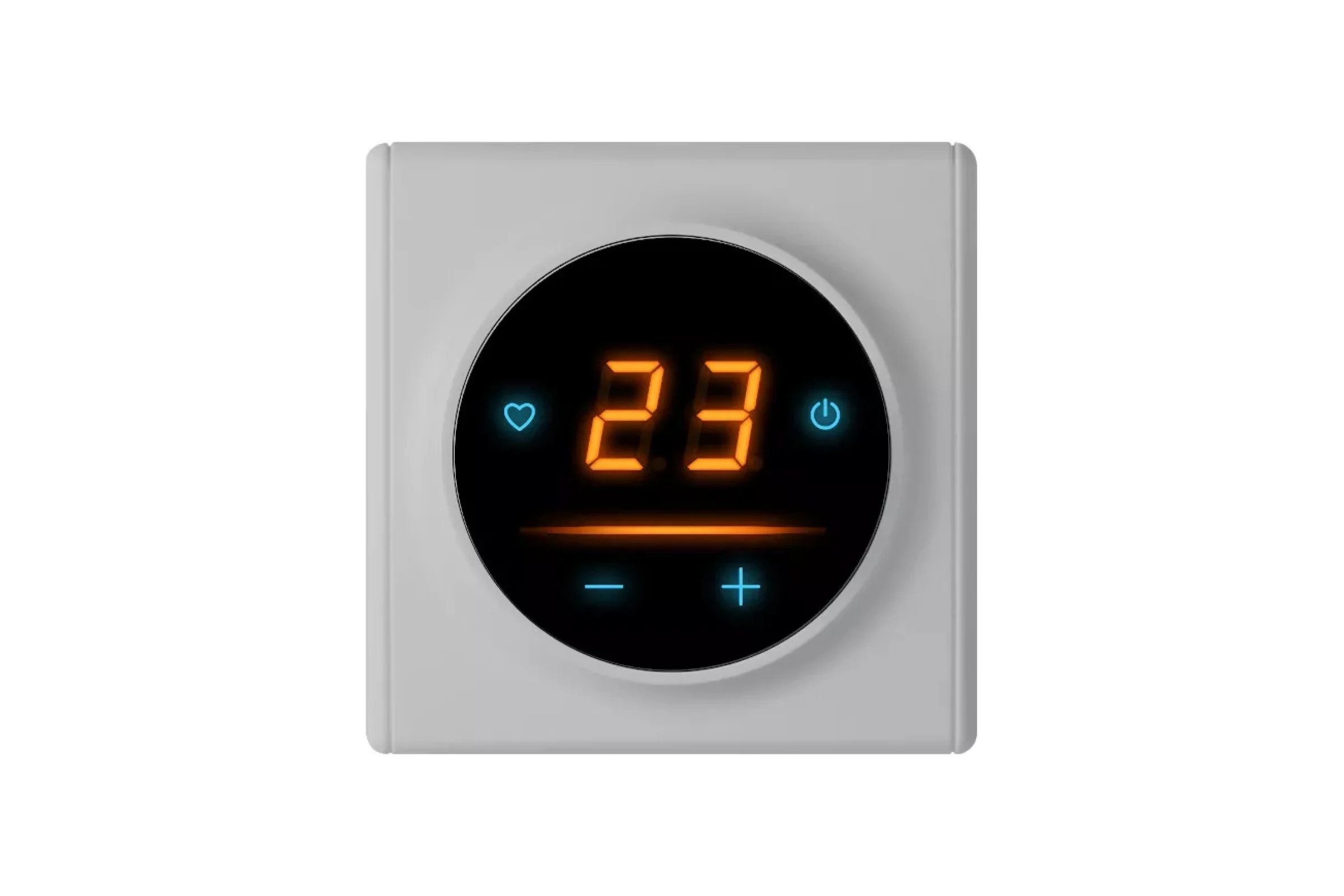 Терморегулятор OneKeyElectro c WiFi ОКЕ-25+рамка, серый 2289002