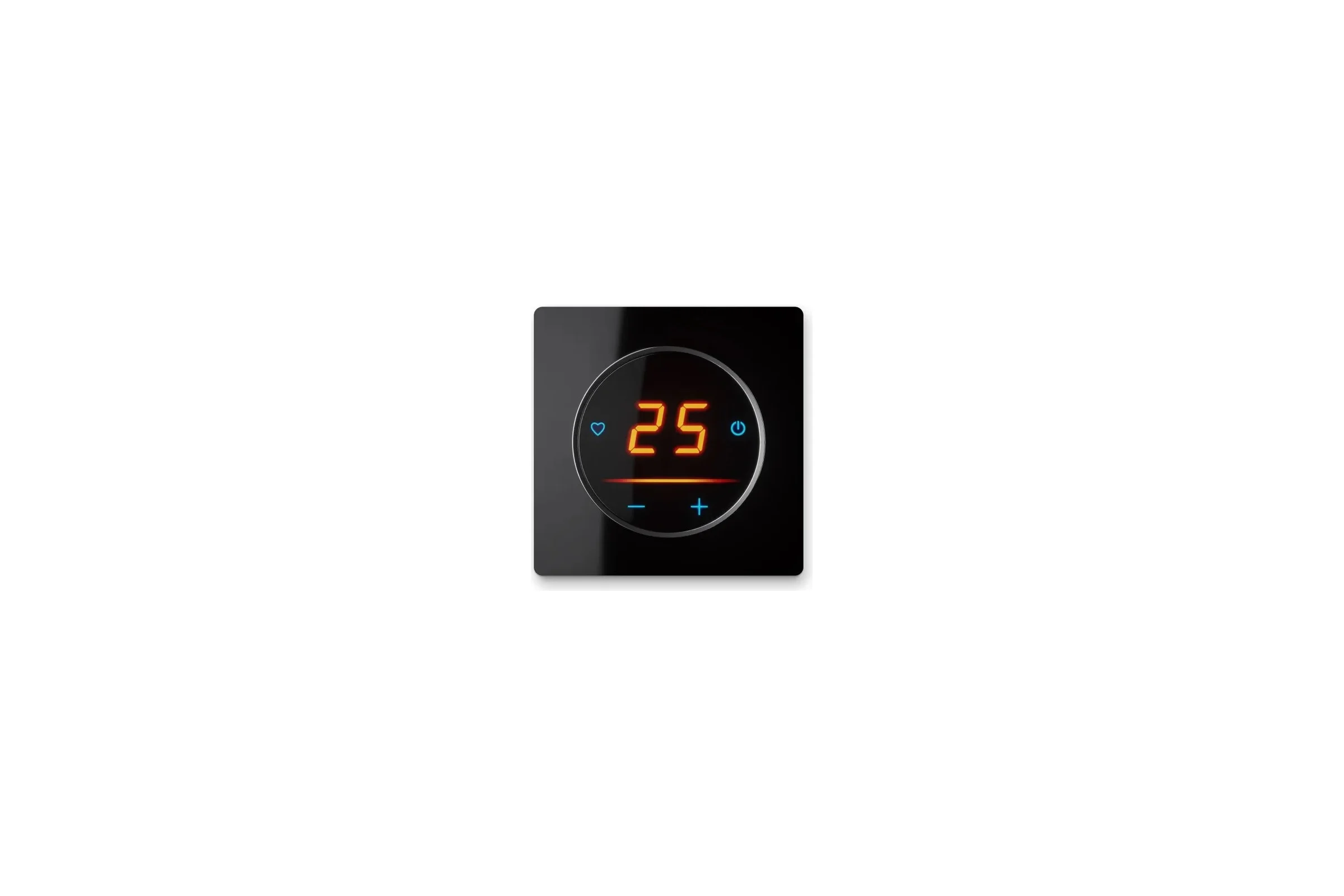 Терморегулятор OneKeyElectro c WiFi ОКЕ-25+рамка стеклянная, черный 2289000