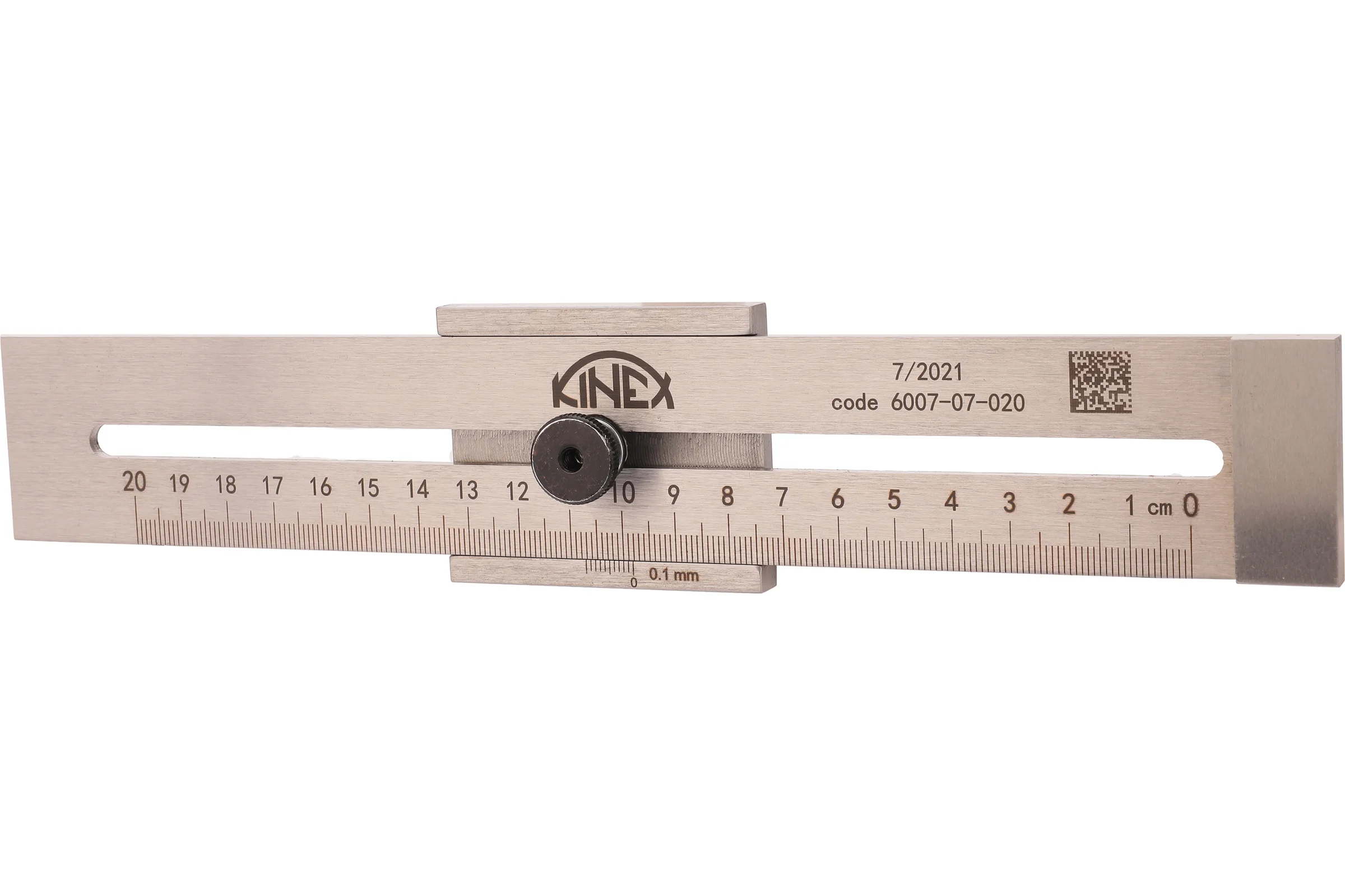 Линейка Kinex (K-MET) разметочная 200мм 0,1мм INOX 6007-07-020