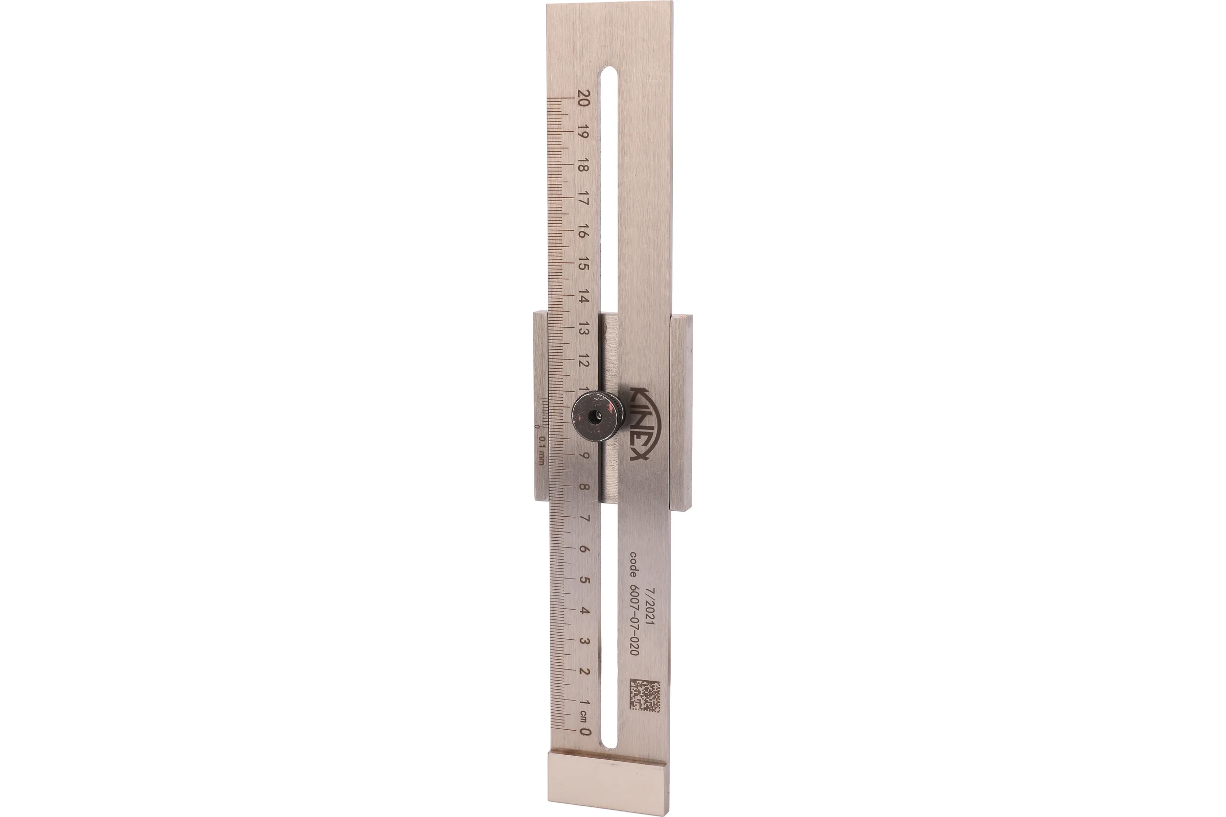 Линейка Kinex (K-MET) разметочная 200мм 0,1мм INOX 6007-07-020