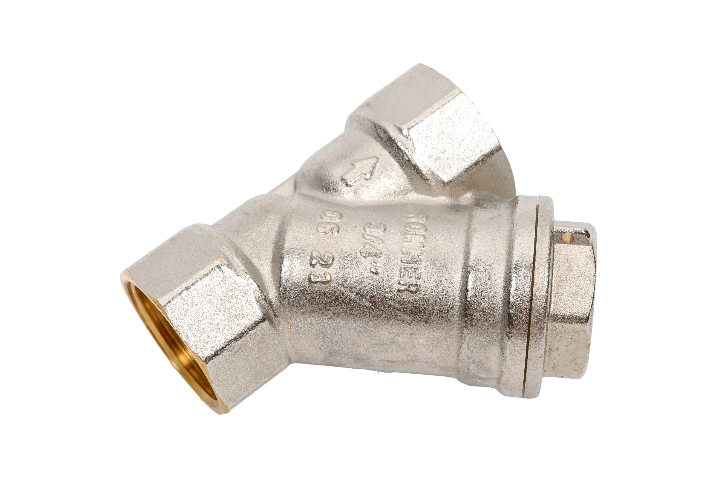 Фильтр грубой очистки ROMMER 3/4 косой 500 мкр. RFW-0001-000020 RG0091NNGVULL5