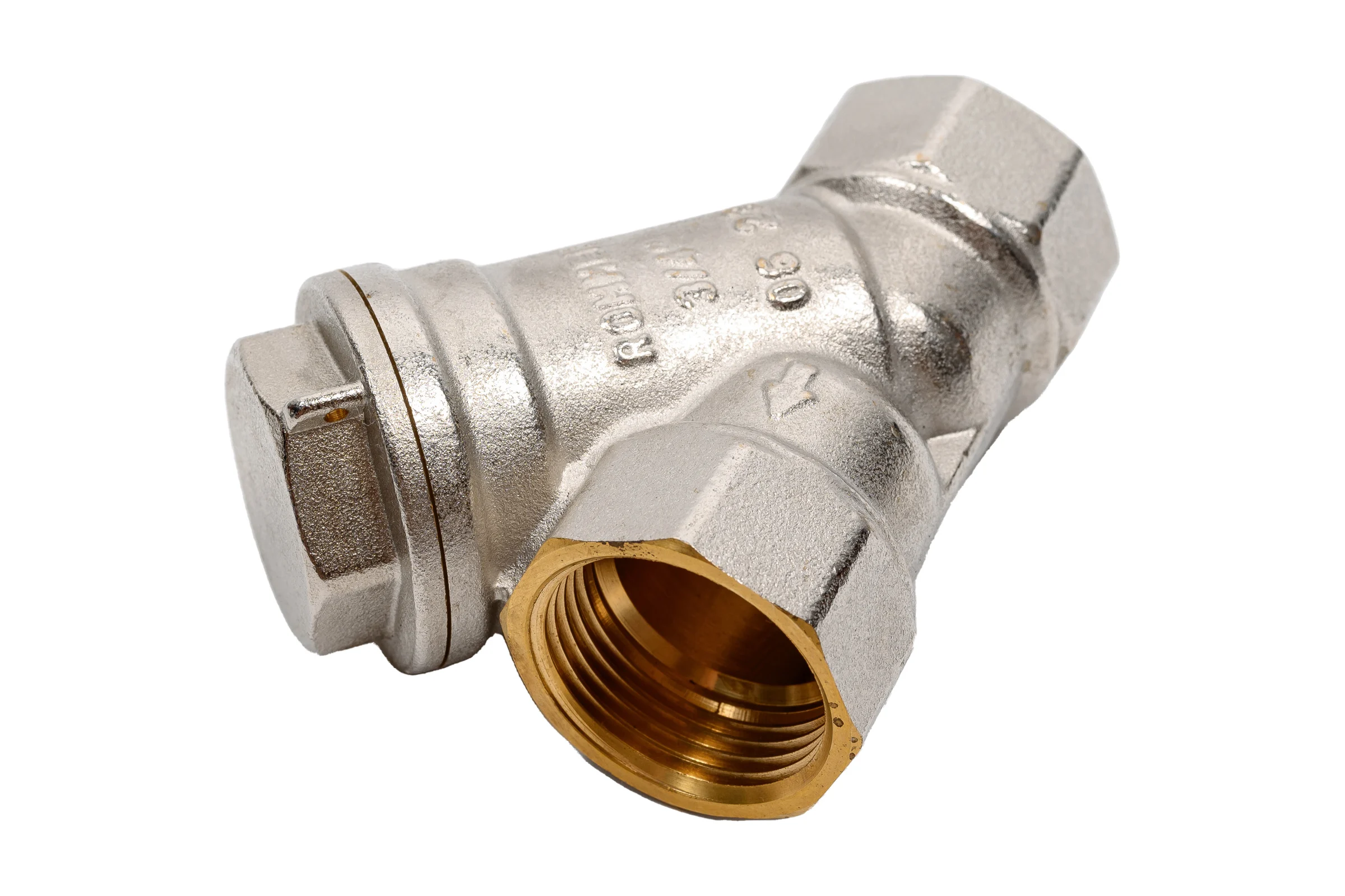 Фильтр грубой очистки ROMMER 3/4 косой 500 мкр. RFW-0001-000020 RG0091NNGVULL5