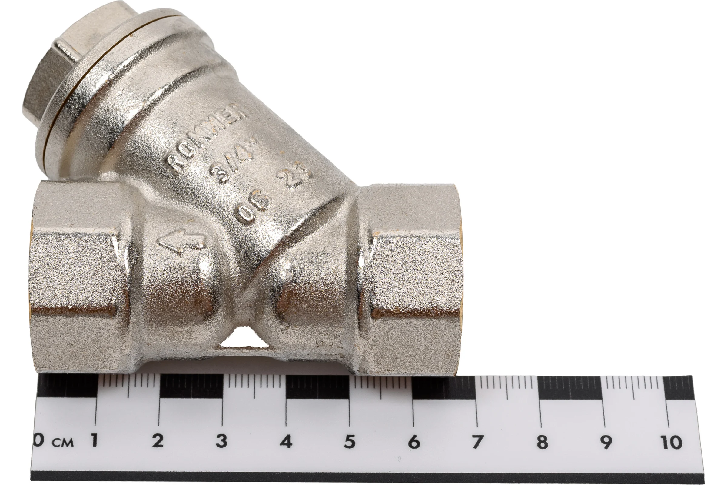 Фильтр грубой очистки ROMMER 3/4 косой 500 мкр. RFW-0001-000020 RG0091NNGVULL5