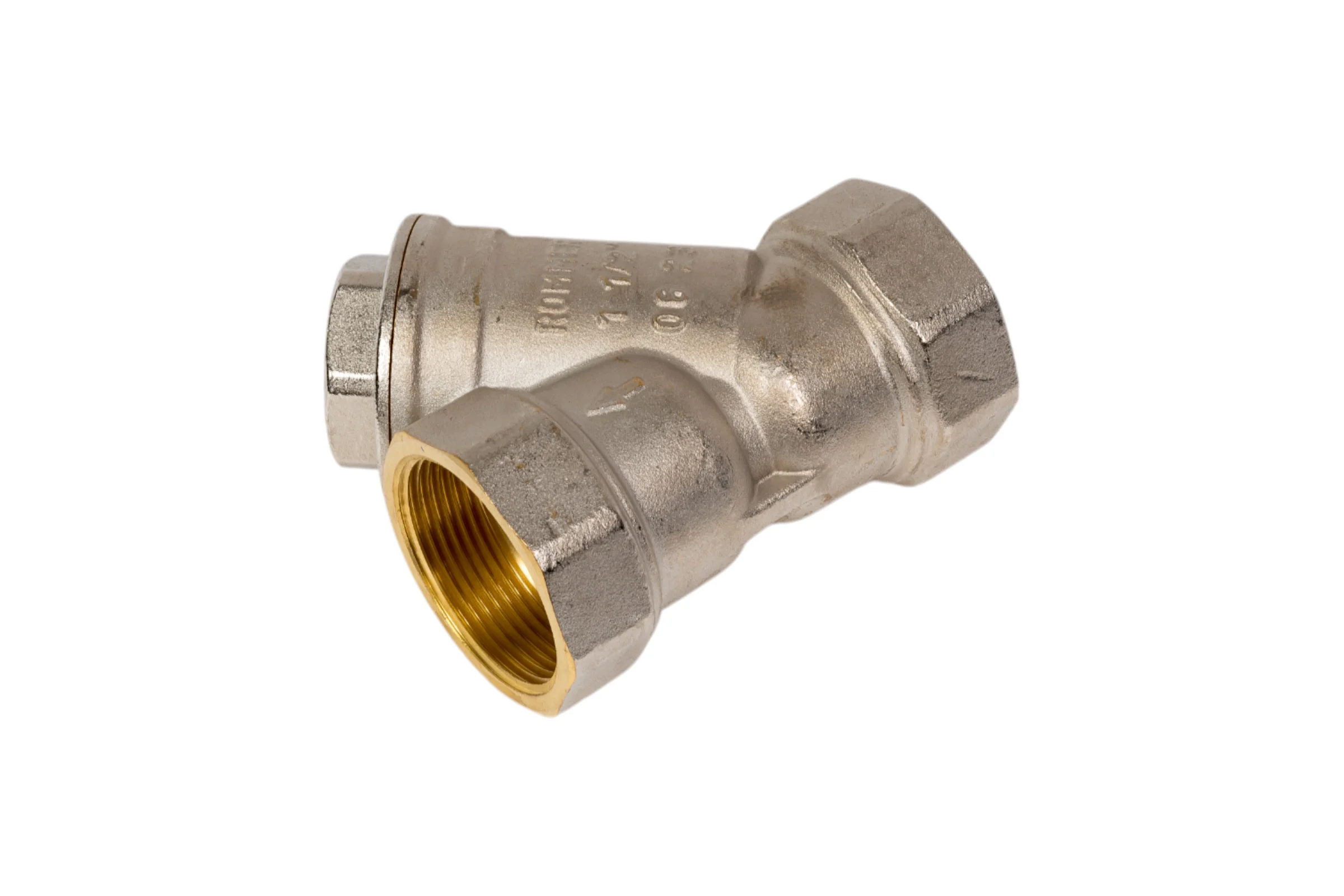 Фильтр грубой очистки ROMMER 1 1/2 косой 500 мкр. RFW-0001-000040 RG0091NNGVV3L8