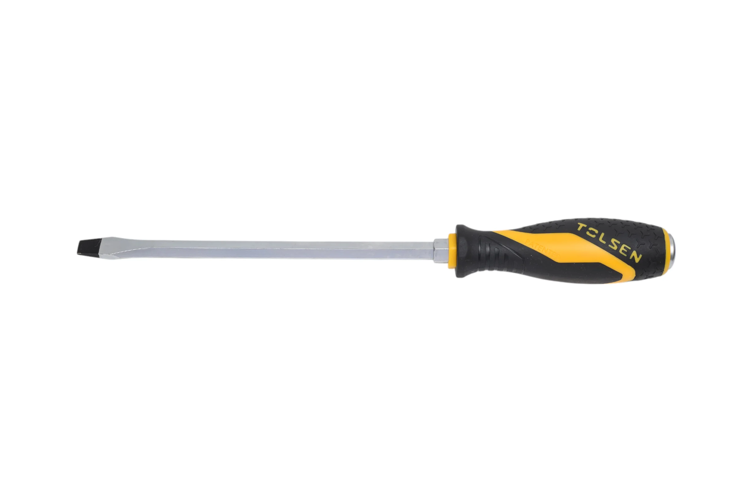 Шлицевая отвертка TOLSEN GRIPro Slotted 10.0 мм, 200 мм, силовая 20119