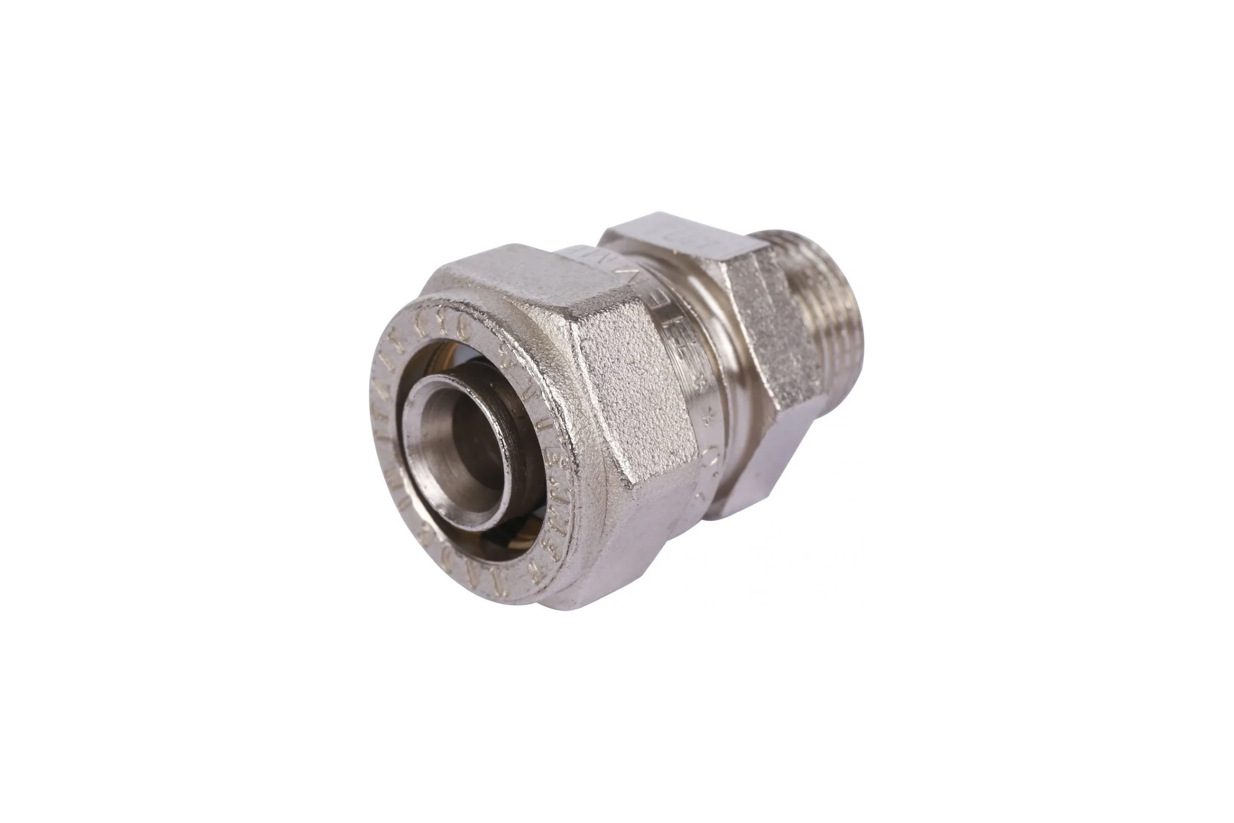 Прямое соединение Tiemme 16x3/8" Н обжим 1600046/1600N001603