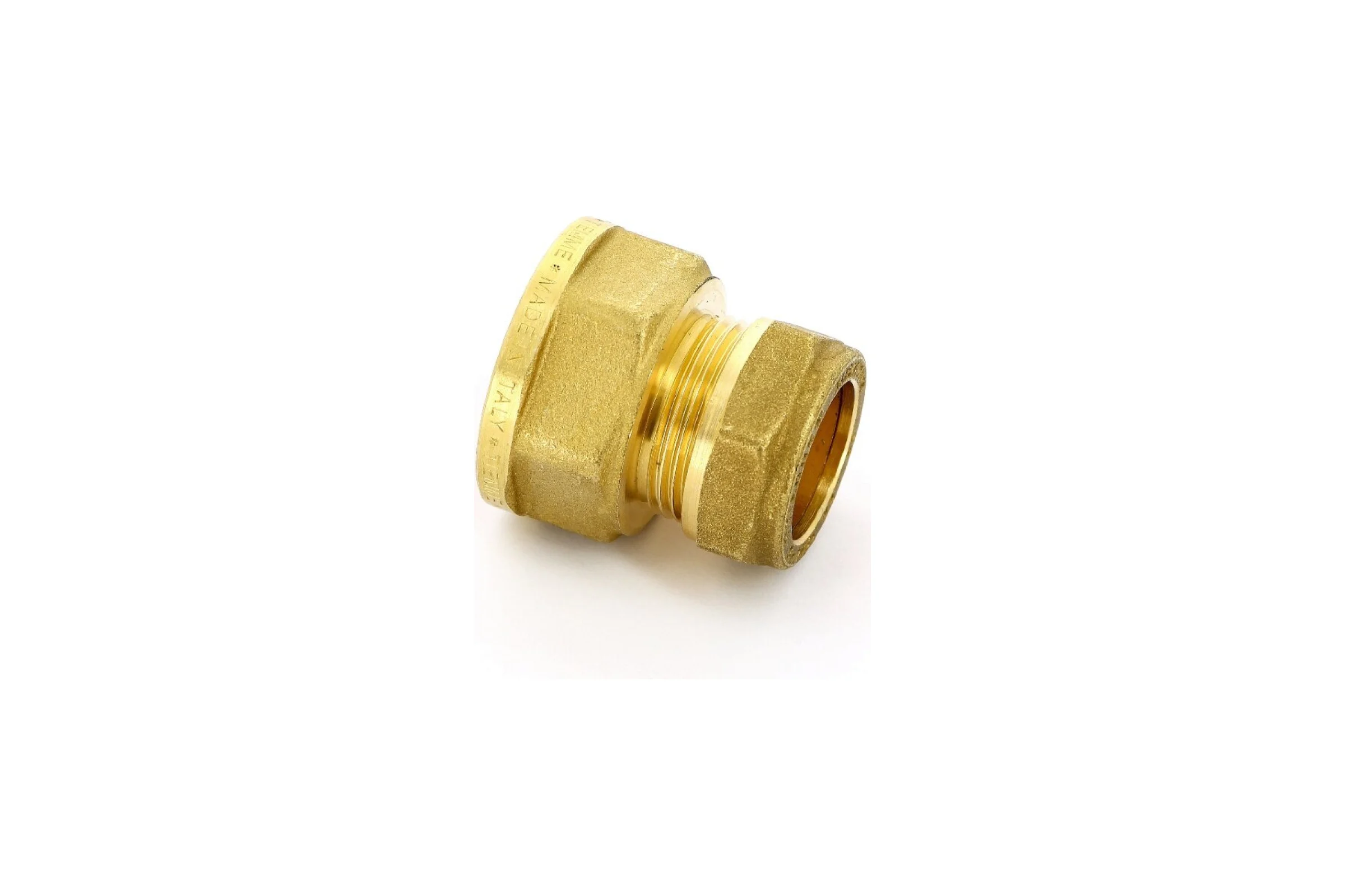Прямое соединение Tiemme 10x3/8" В обжим 1000126/1002G001003