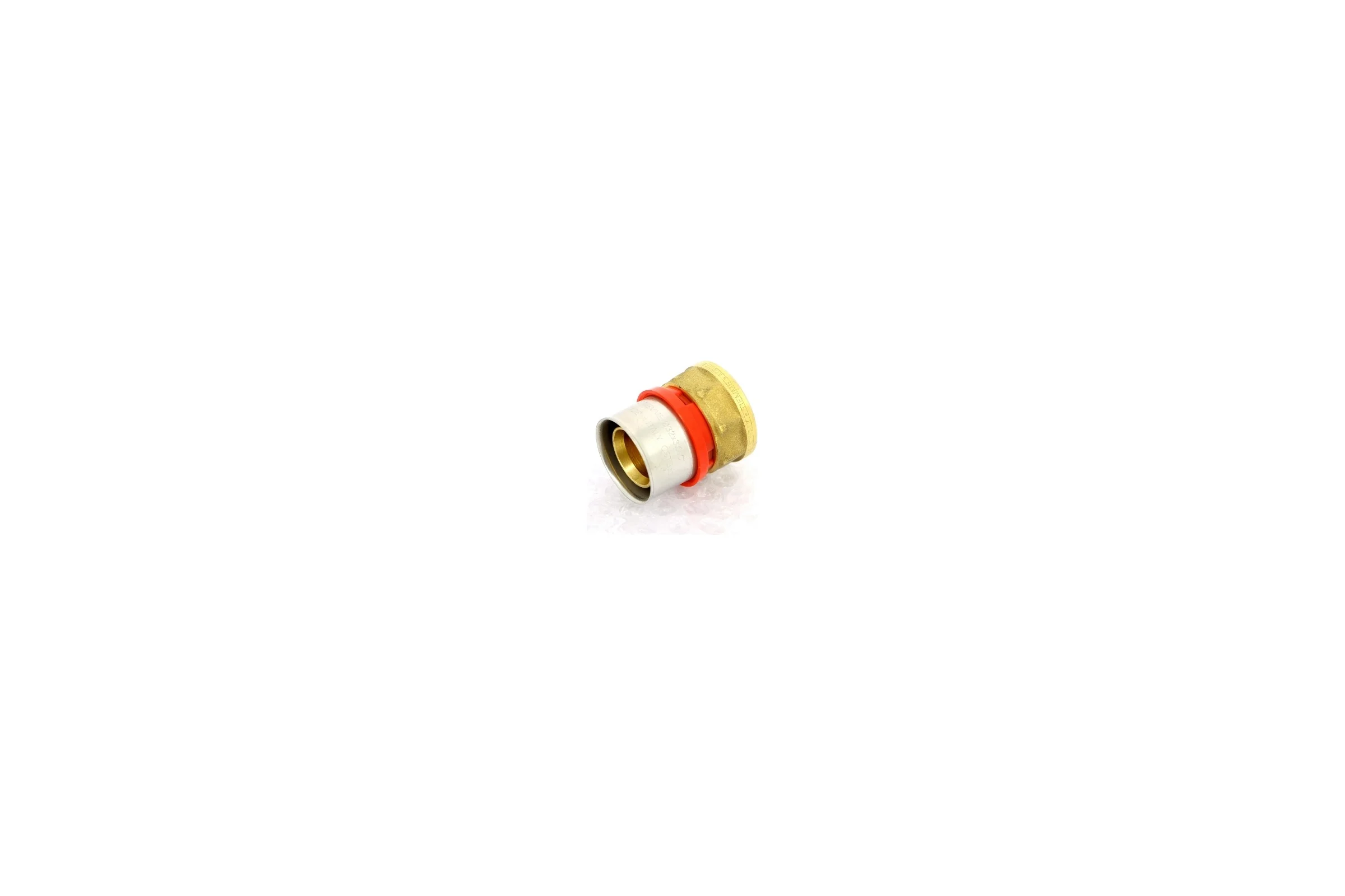 Прямое соединение Tiemme 32x1" В латунь пресс COMPACT 1660066/1652G003206CT