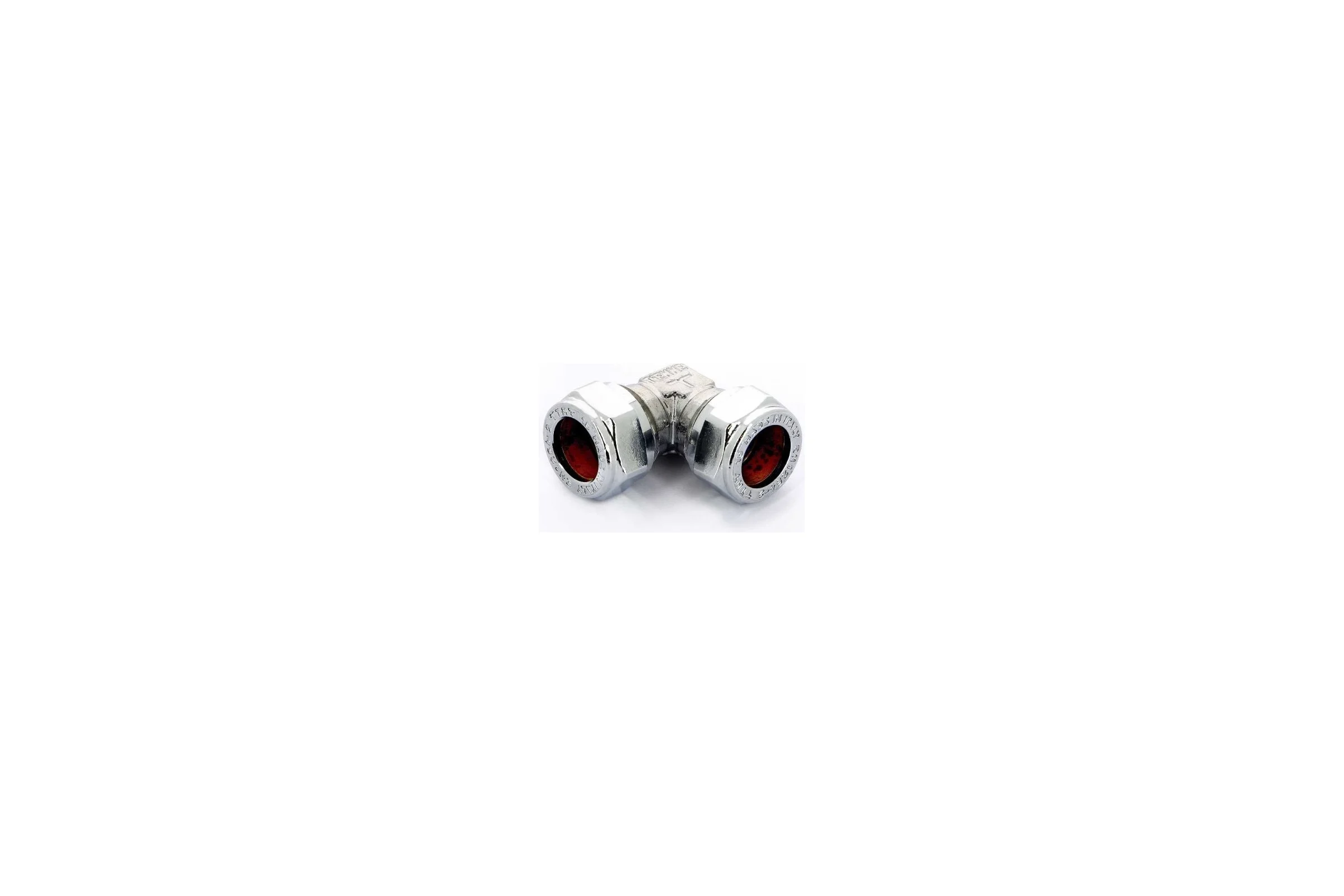 Угловое соединение Tiemme 12x12 обжим хром 1130007/1103C121200CZ