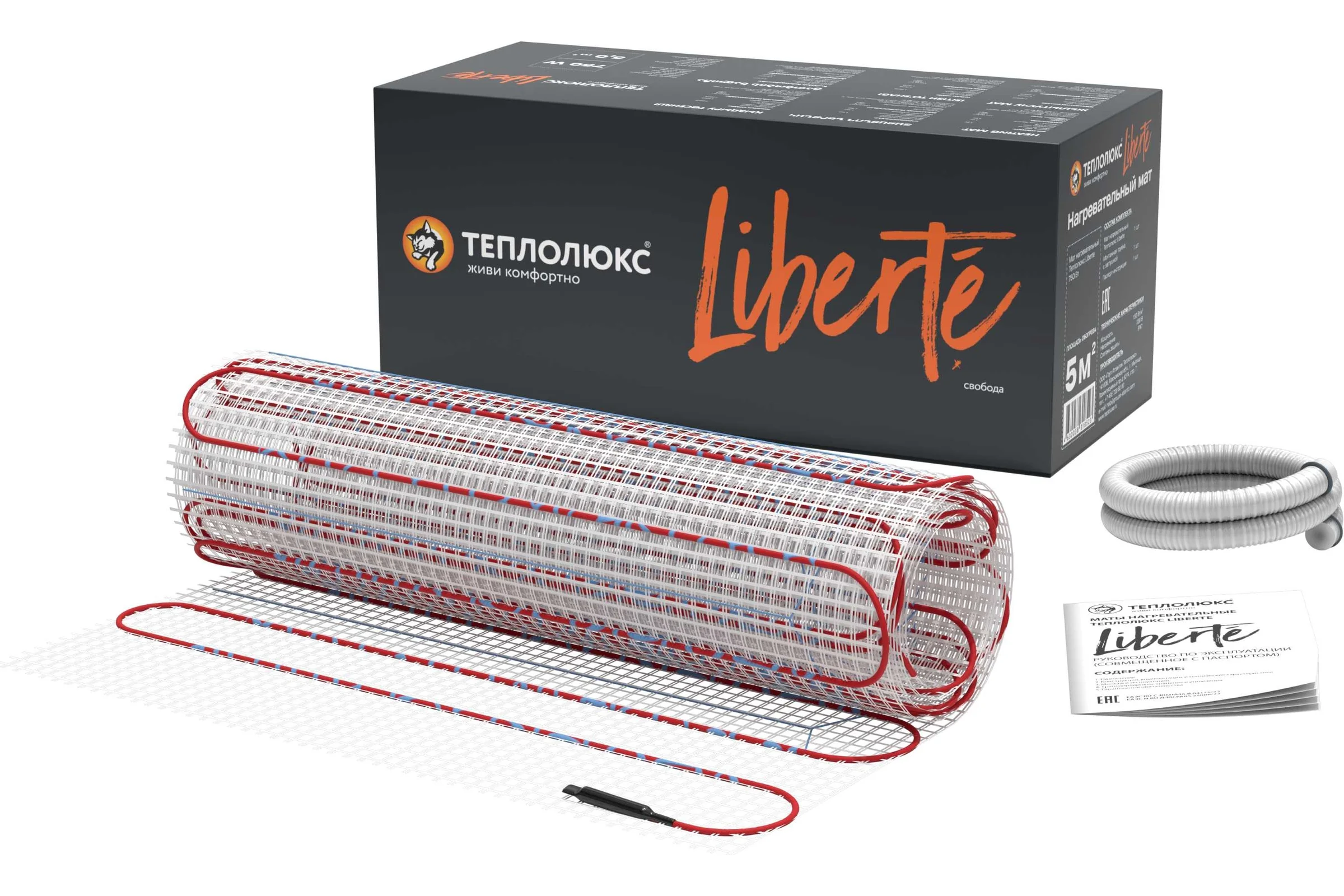 Нагревательный мат Теплолюкс Liberte 5,0 кв.м 100023485200