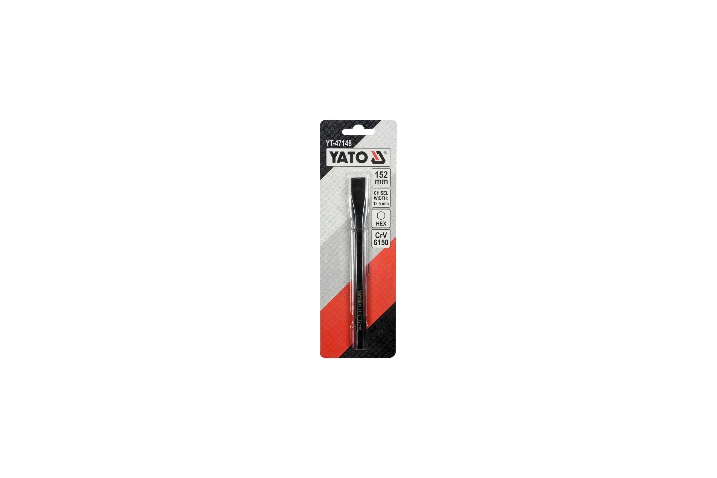 Зубило слесарное YATO 12x152мм YT-47148 371447148 092 1