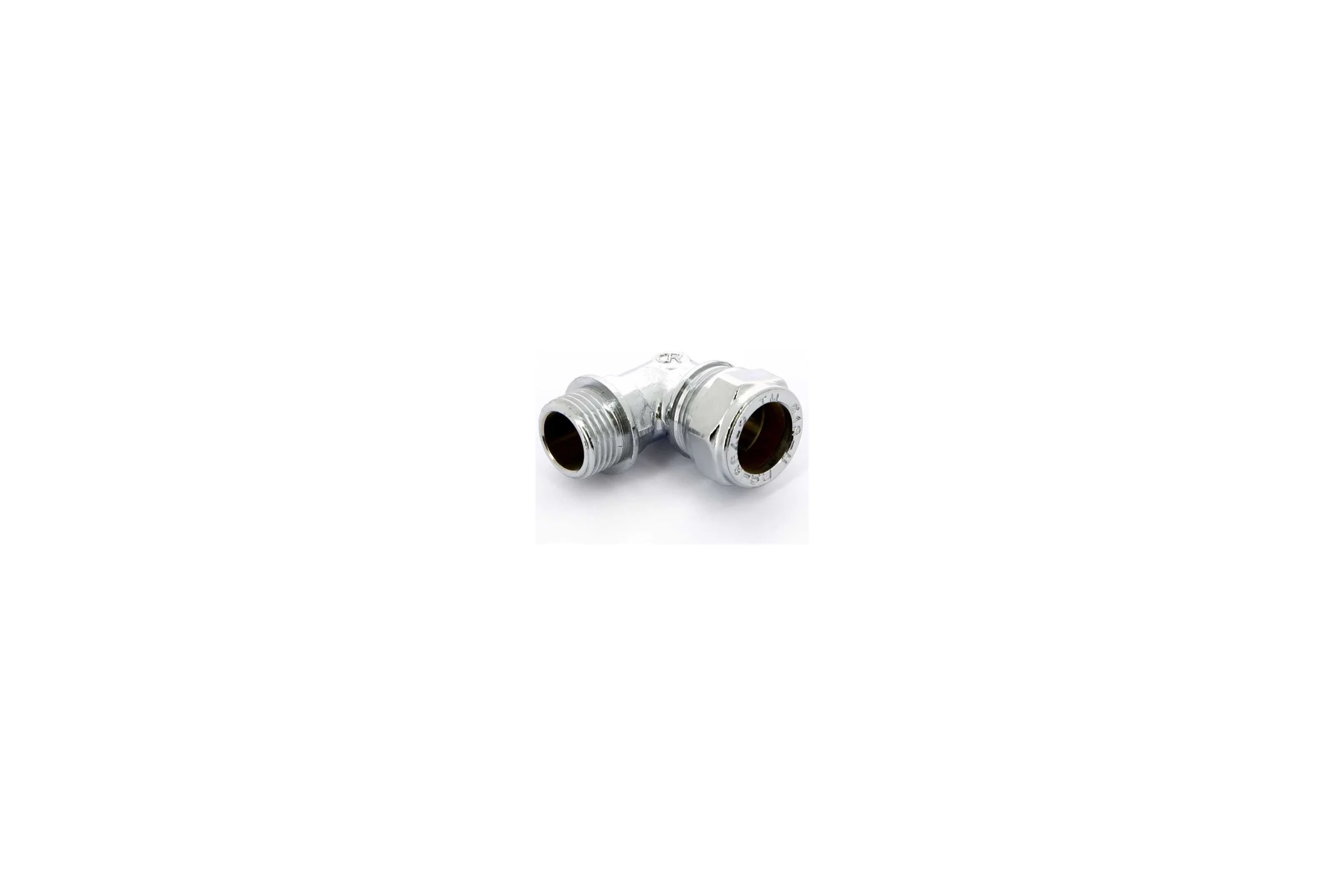 Угловое соединение Tiemme 12x1/2" Н обжим хром 1130070/1104C001204CZ