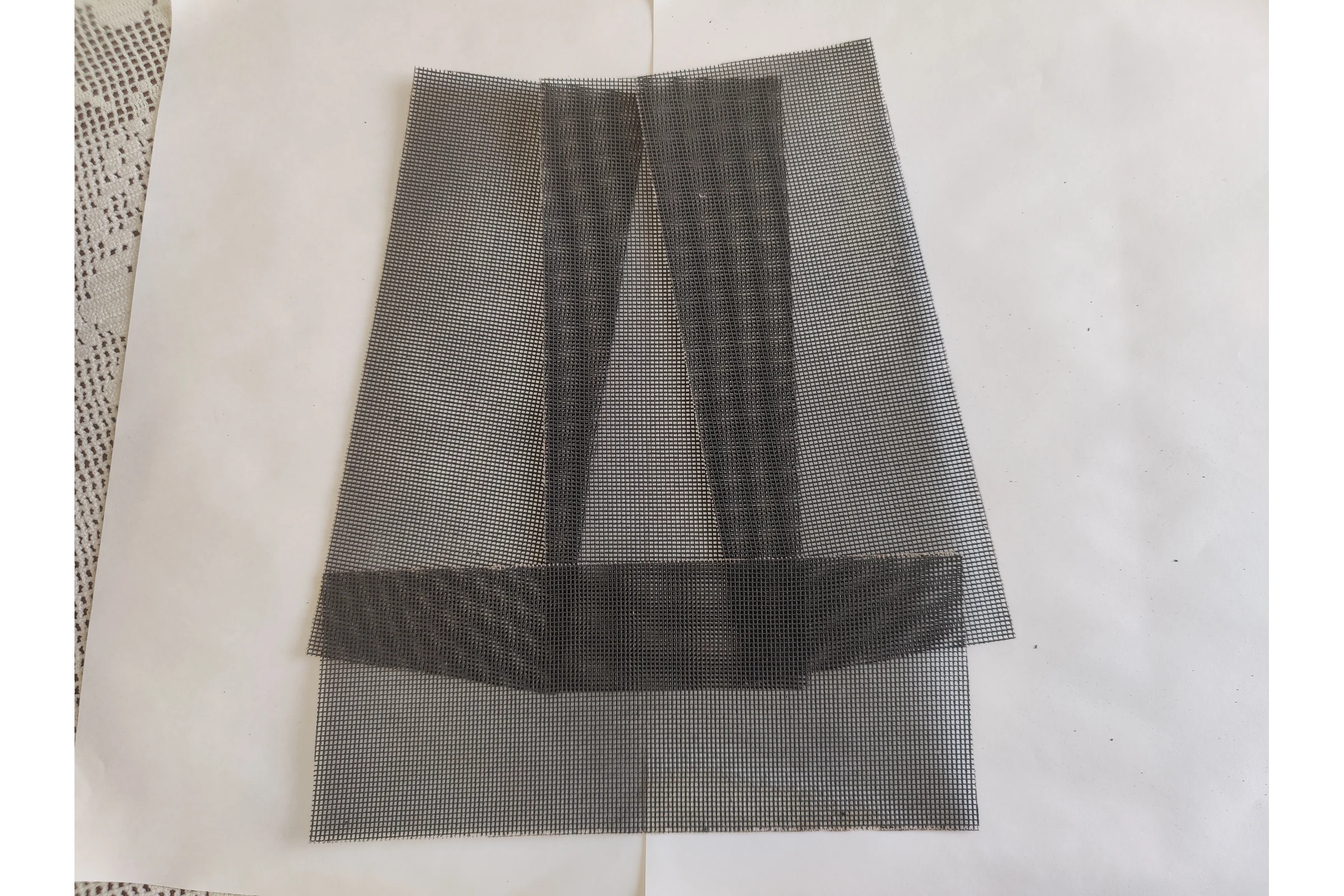 Абразивная сетка (кварцевый песок) P200, 115х280 мм, 10 штук BRUSHTEX 1000200