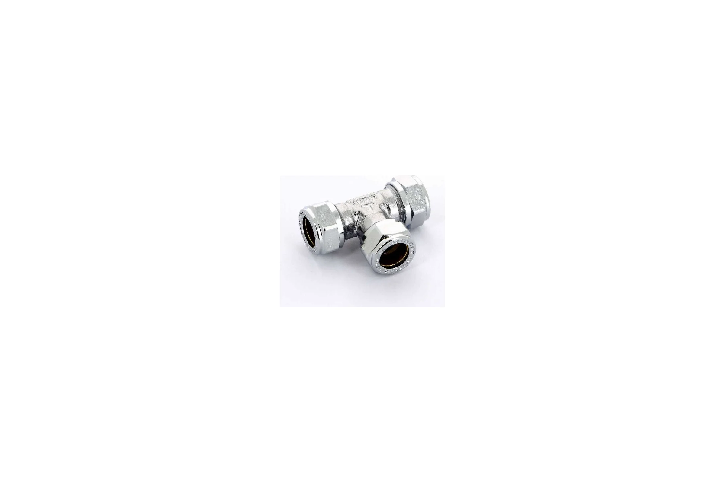 Тройник Tiemme 10x10x10 (обжим) (хром) 1130073/1107C101010CZ