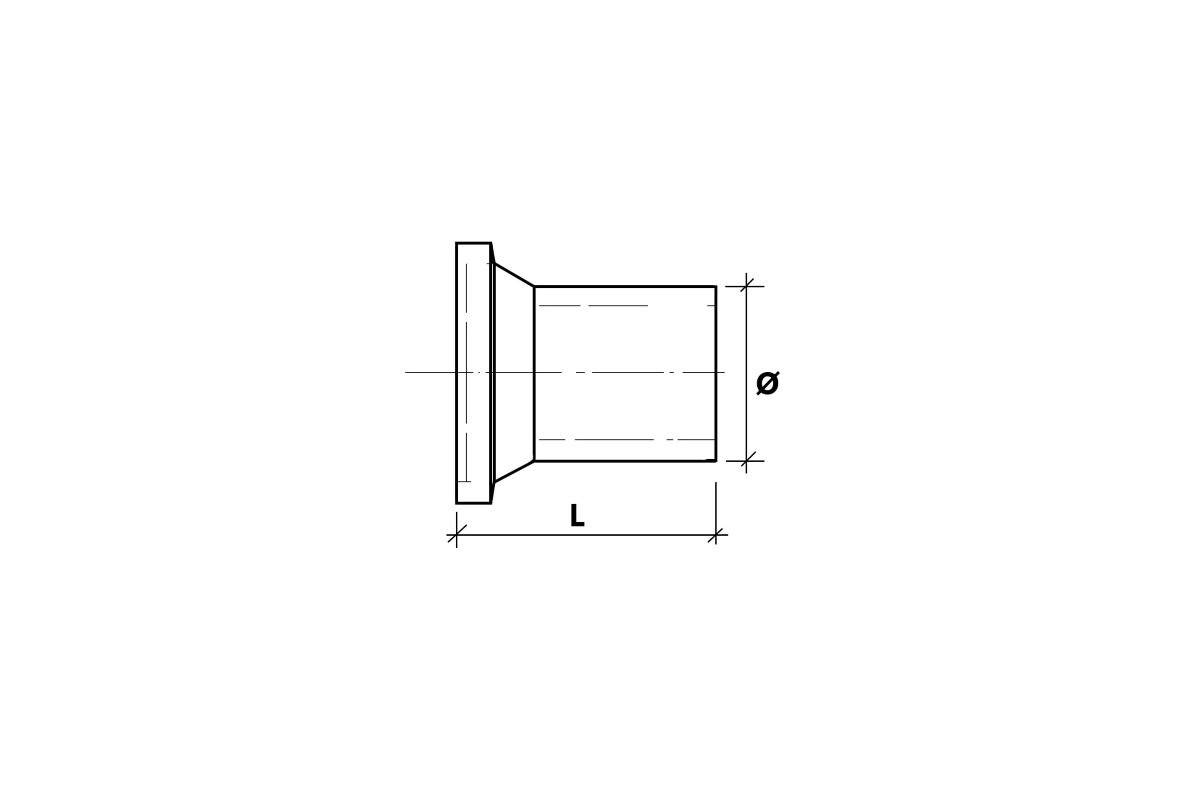 Бурт под фланец OLFUSE длинный pn16 sdr11 pe100 d63, 772216063