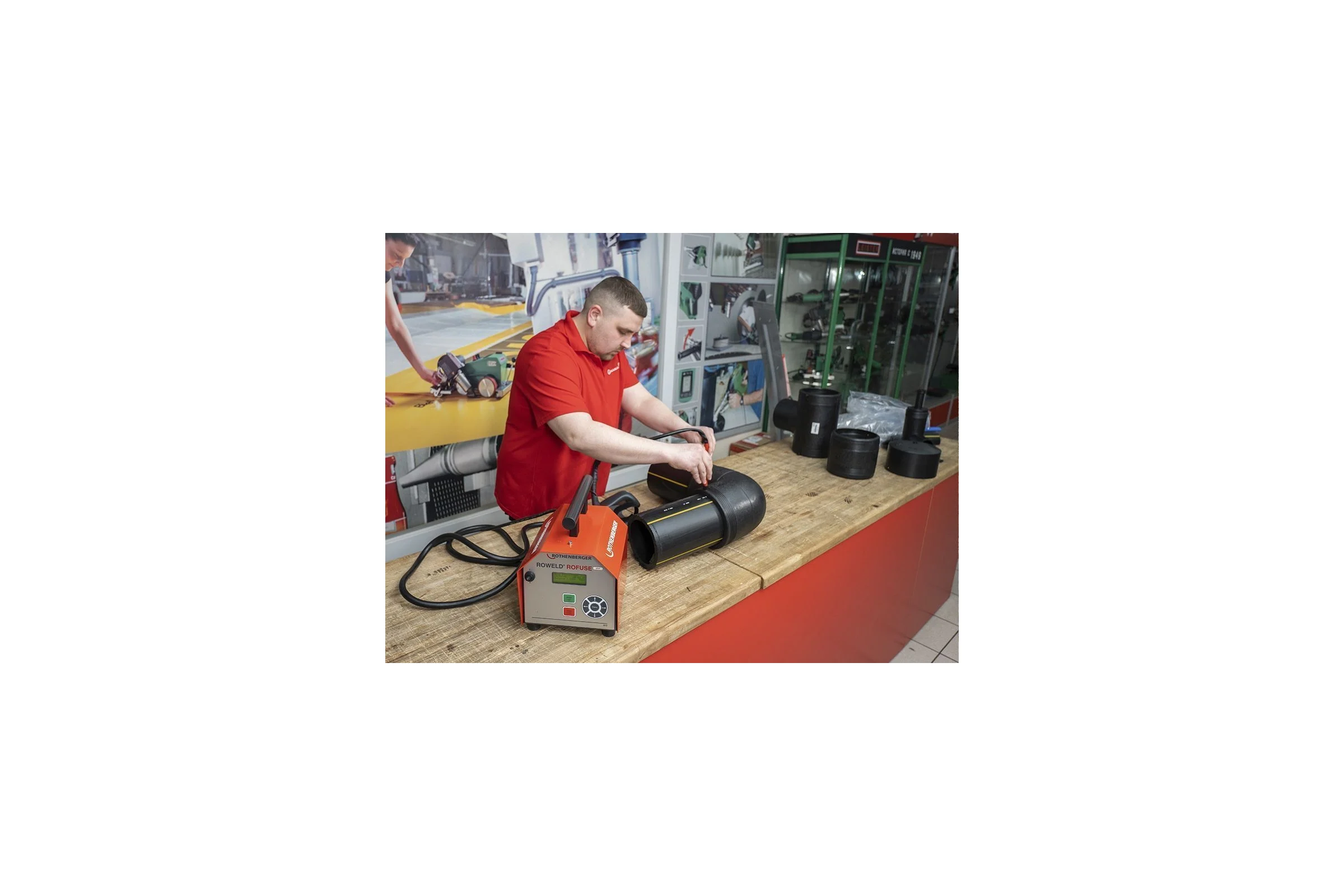 Электросварной отвод OLFUSE 90 pn16 sdr11 pe100 d32, 7725032000