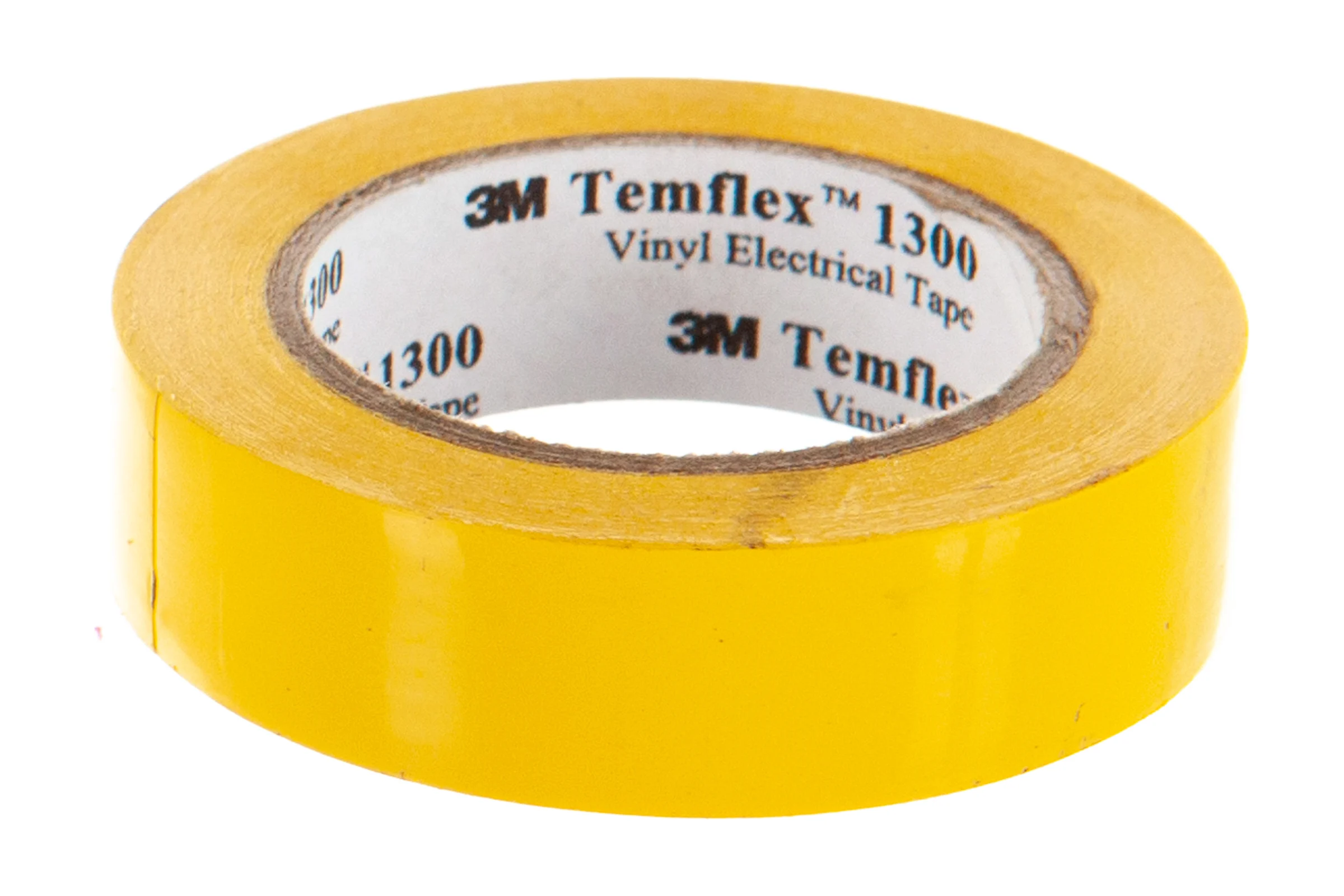 Изолента ПВХ 3М Temflex 1300 желтая, рулон 15 мм x 10 м 7100081320