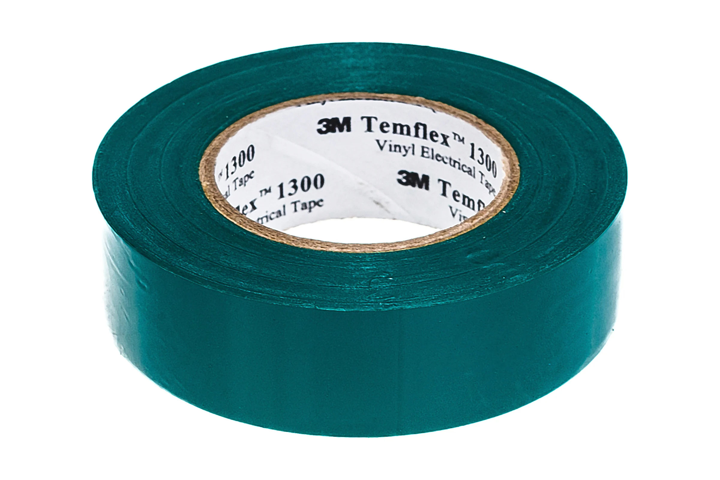 Изолента ПВХ 3М Temflex 1300 зеленая, рулон 19 мм x 20 м 7100080343