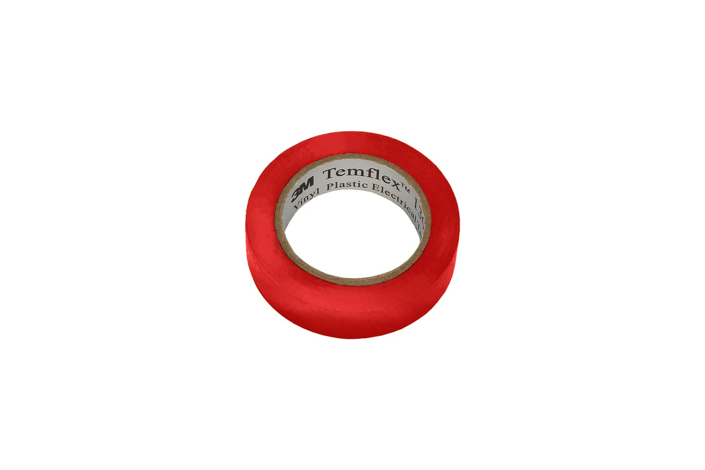 Изолента 3М Temflex 1300 ПВХ красная, рулон 15 мм x 10 м 7100080350