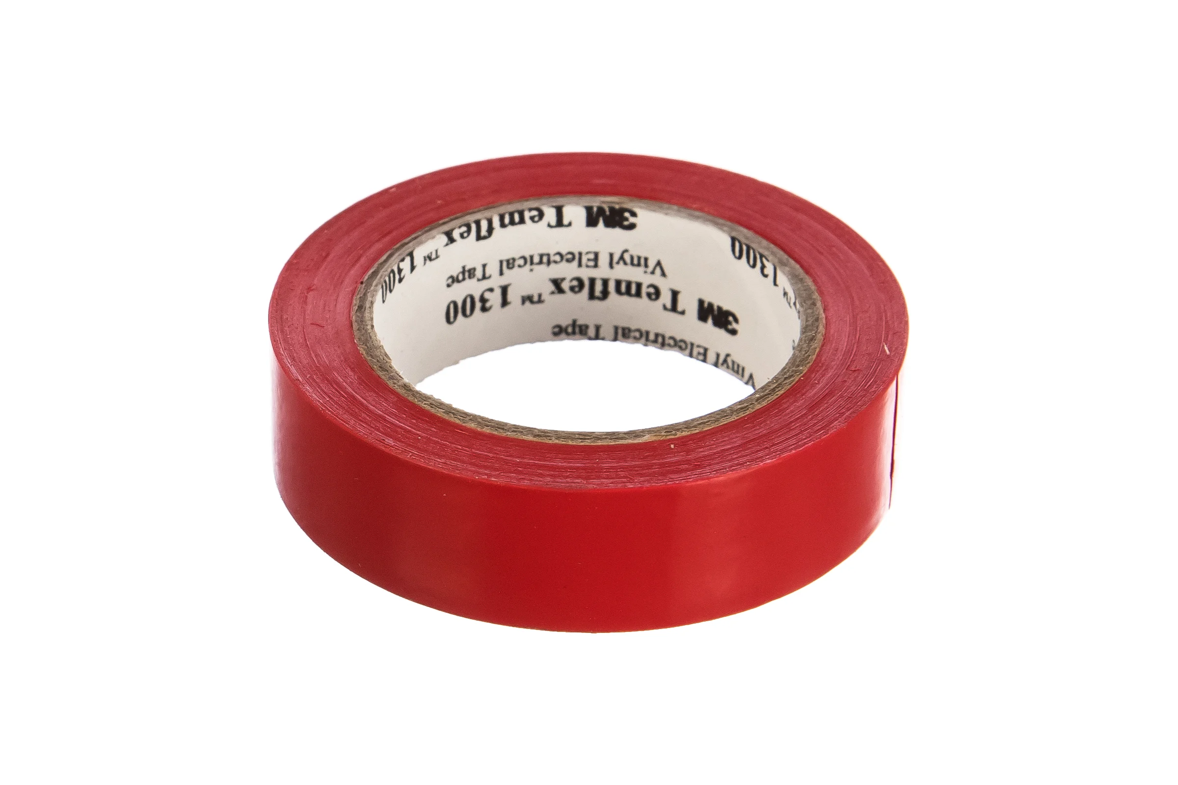 Изолента 3М Temflex 1300 ПВХ красная, рулон 15 мм x 10 м 7100080350