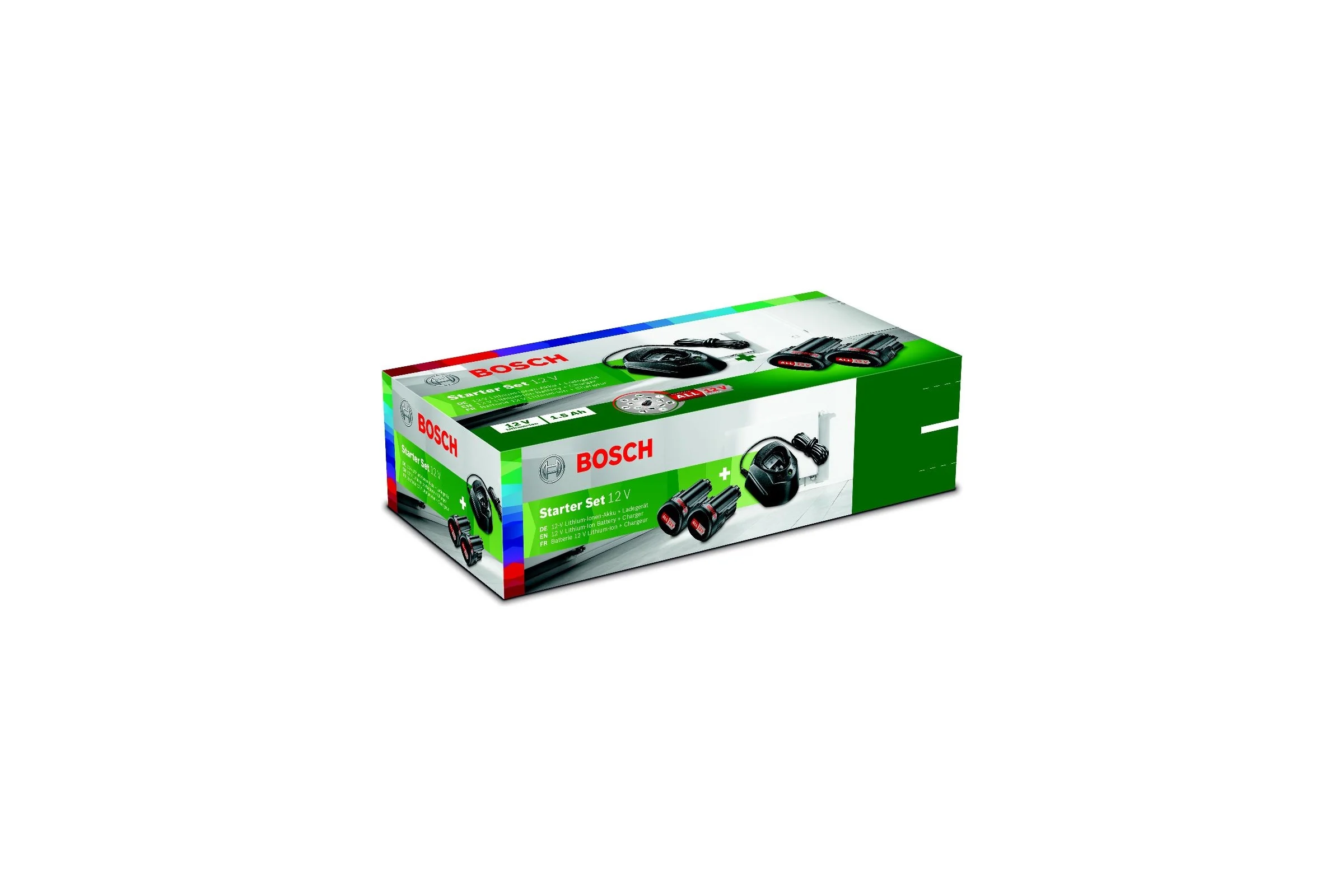 Набор базовый Home&Garden АКБ 2x12V 1.5 А*ч, ЗУ GAL 1210 CV Bosch 1600A01L3E