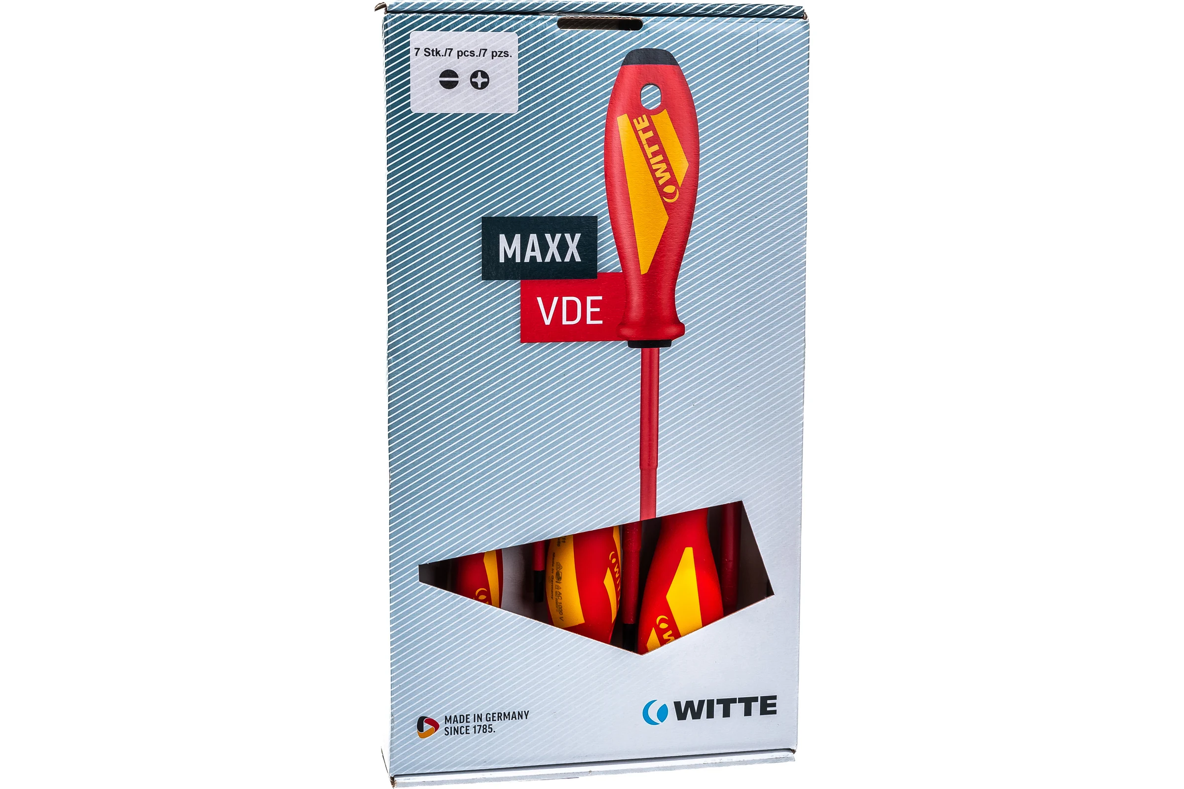 Набор отверток WITTE MAXX VDE PH/SL х 7 шт. 653747216