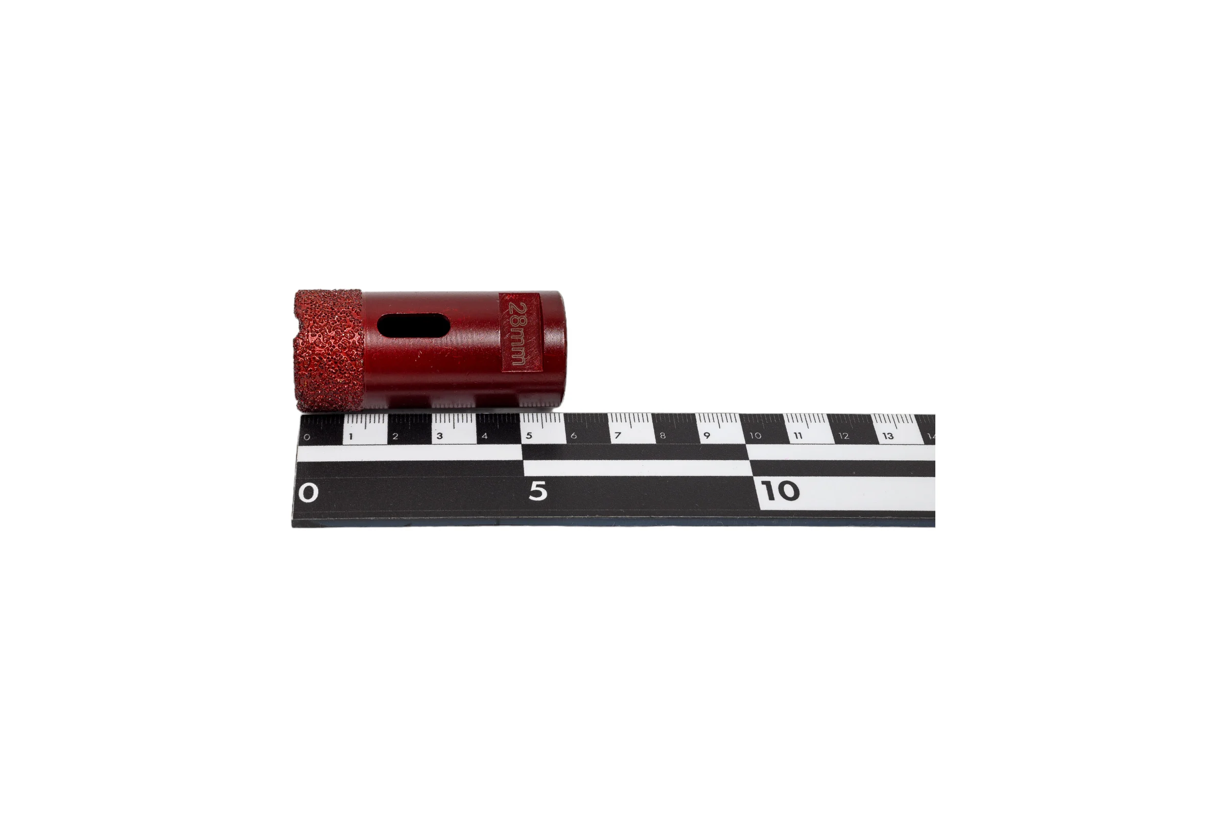 Коронка алмазная вакуумная по камню D28-15W-40L-M14 (28х40 мм; М14) MESSER 06-35-028