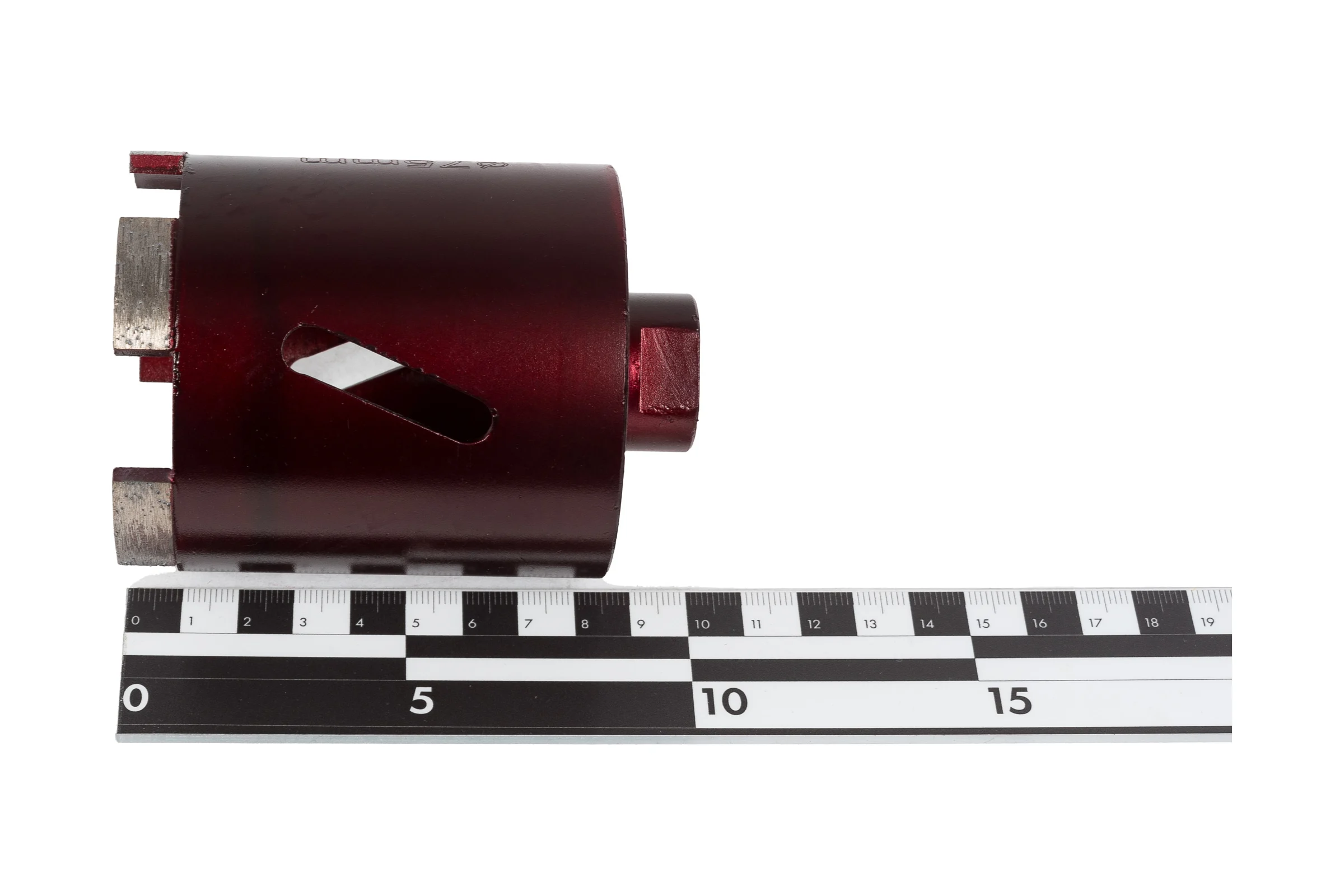 Коронка алмазная по камню с подачей воды D75-L70- М14 (75х70 мм; М14) MESSER 06-92-075