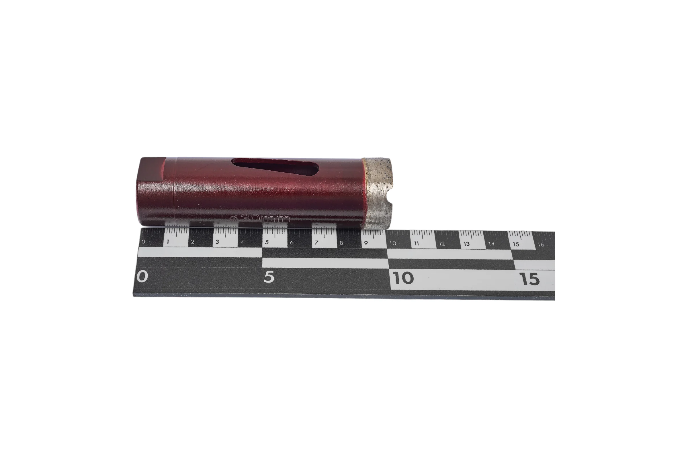 Коронка алмазная по камню с подачей воды D30-L70- М14 (30х70 мм; М14) MESSER 06-92-030