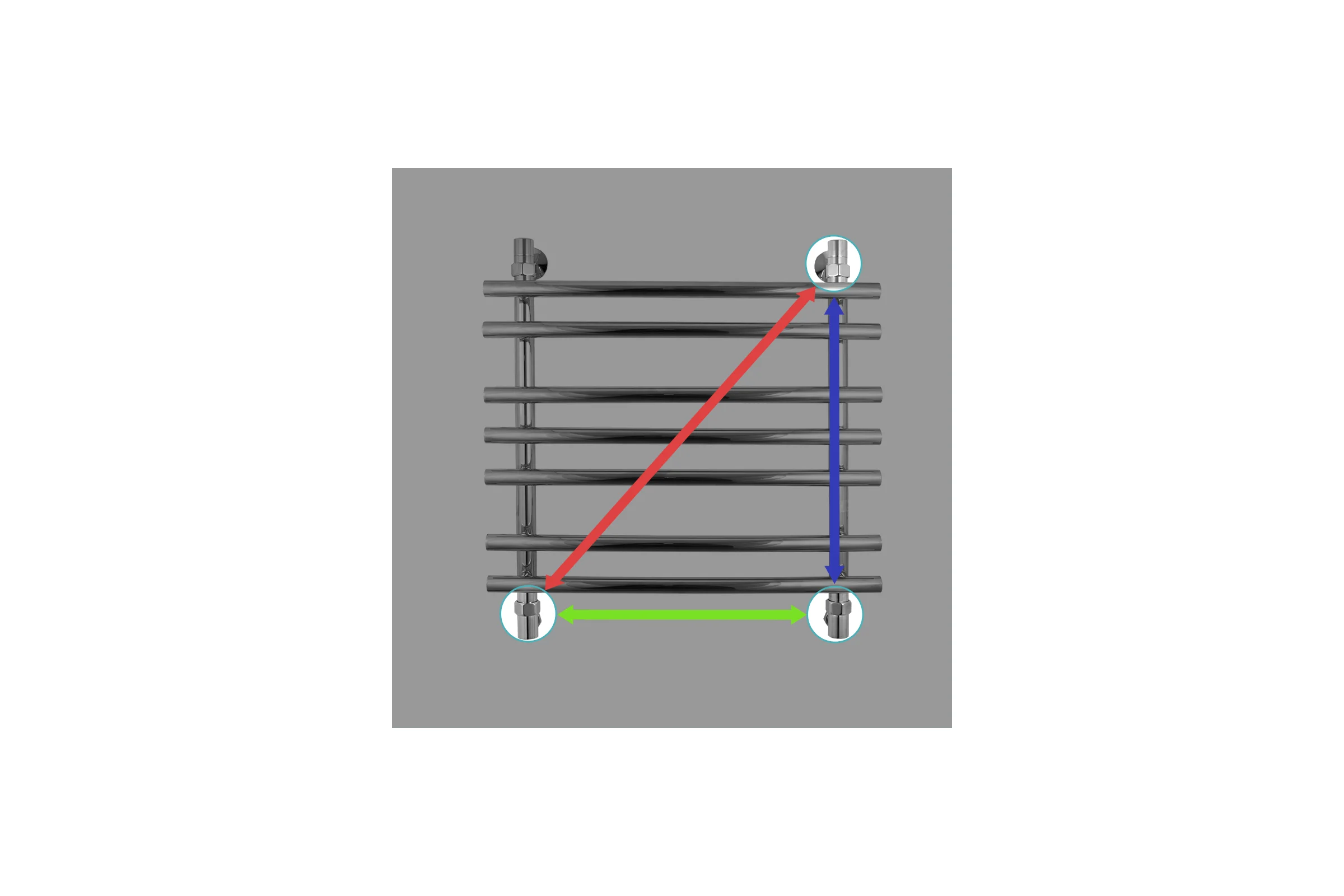 Полотенцесушитель ENERGY Ideal 600x500 000000471