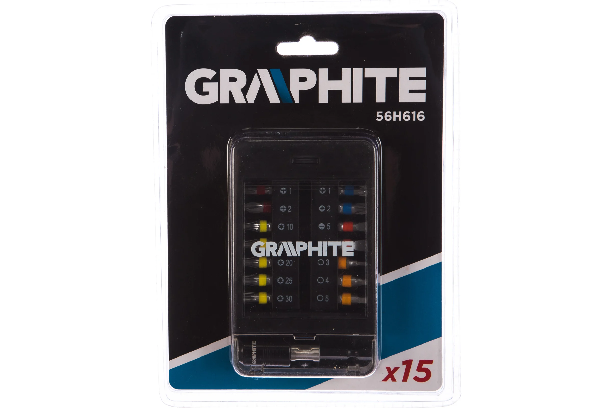 Набор бит 15 предметов GRAPHITE 56H616