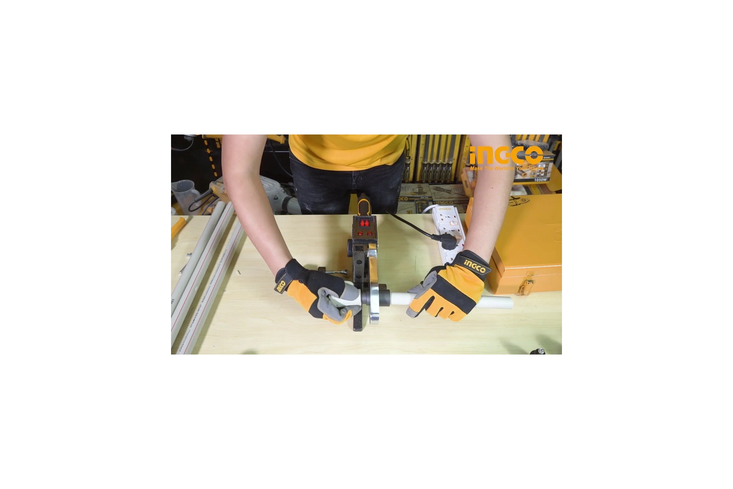 Аппарат для сварки пластиковых труб INGCO PTWT215002