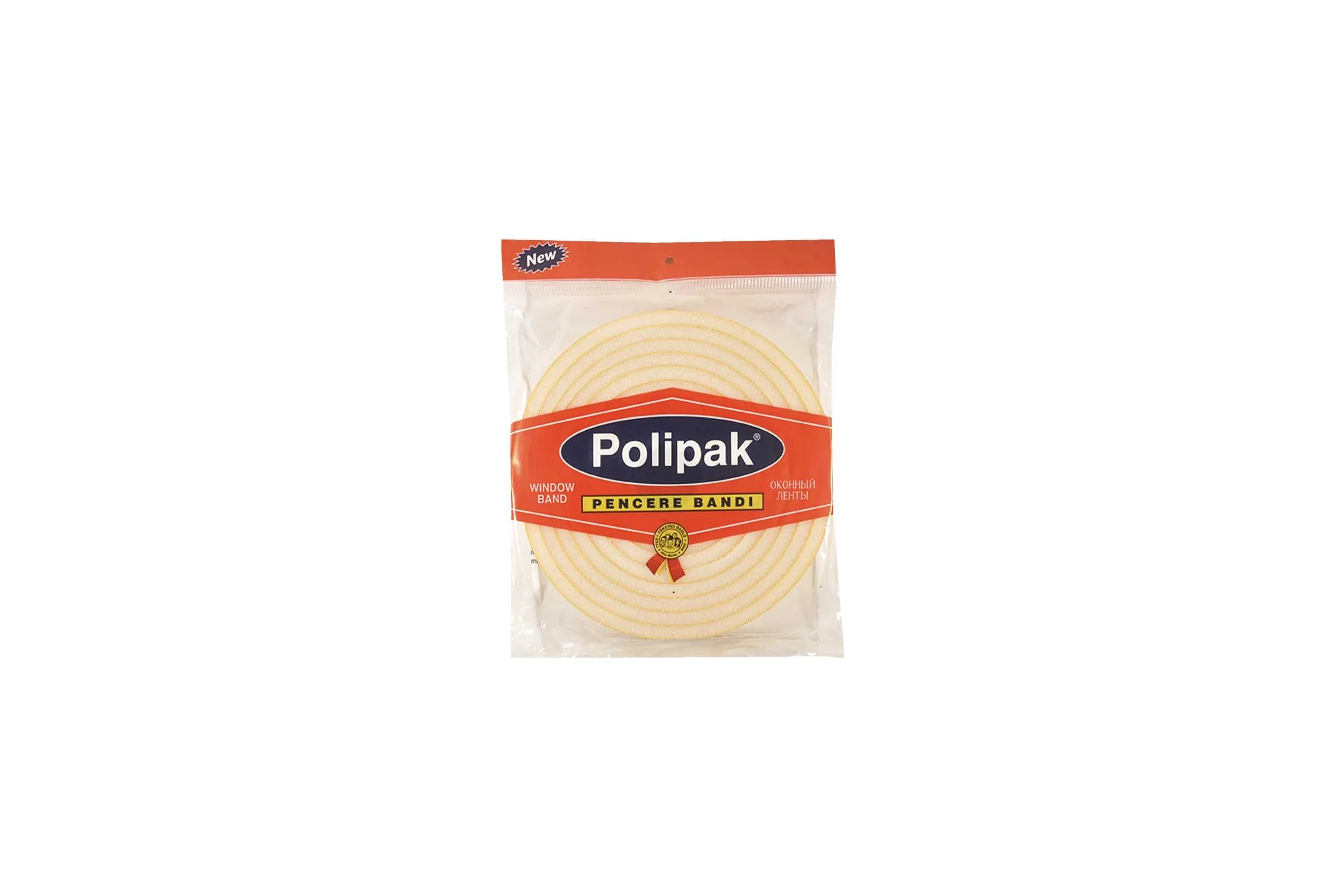 Оконный утеплитель Теплоклейка POLIPAK 8x8 мм, 10.8 м 0817068