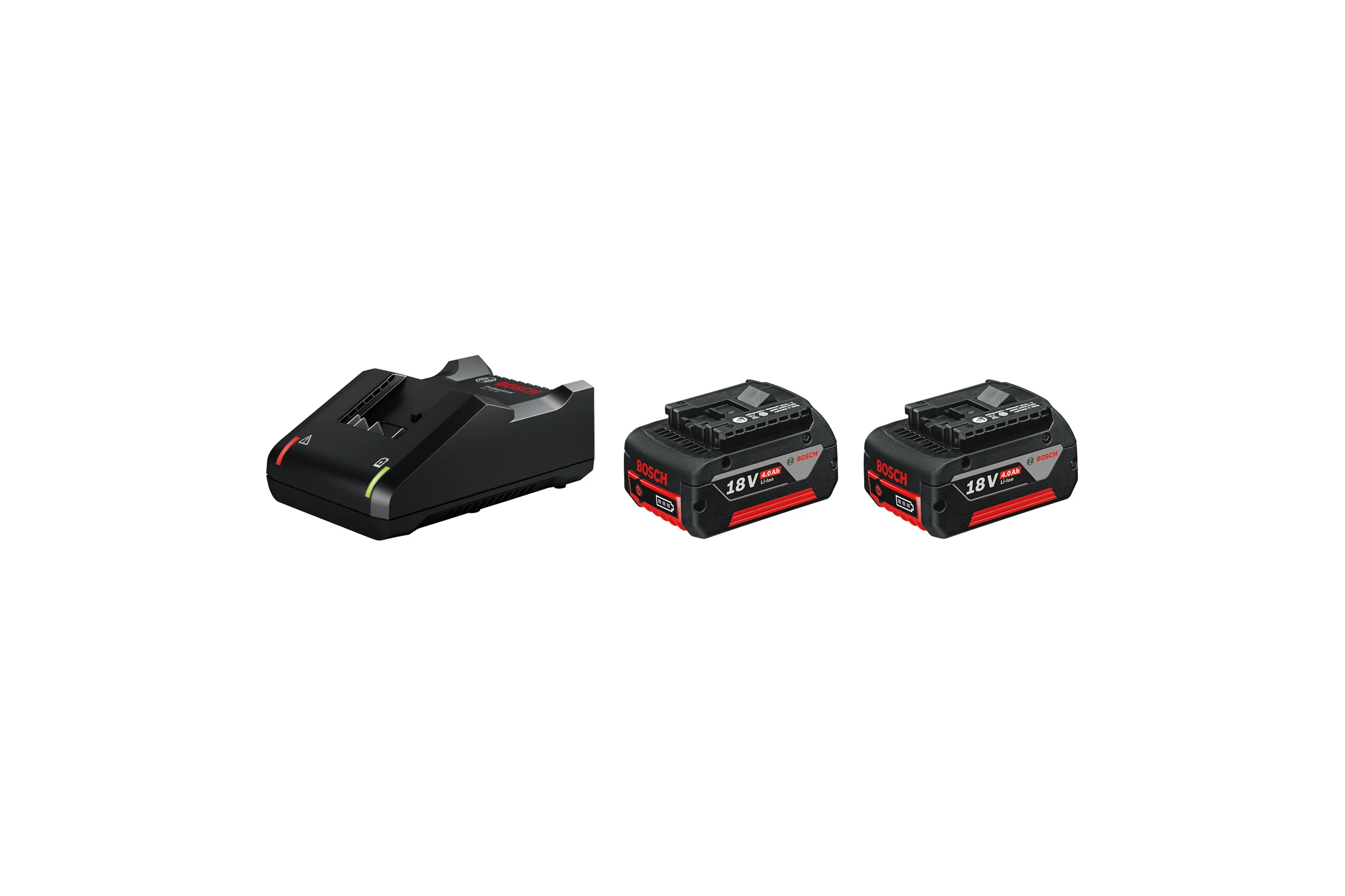 Аккумулятор Li-Ion 2x GBA 18 В 4.0 Ач + ЗУ GAL 18V-40 Bosch 1600A019S0