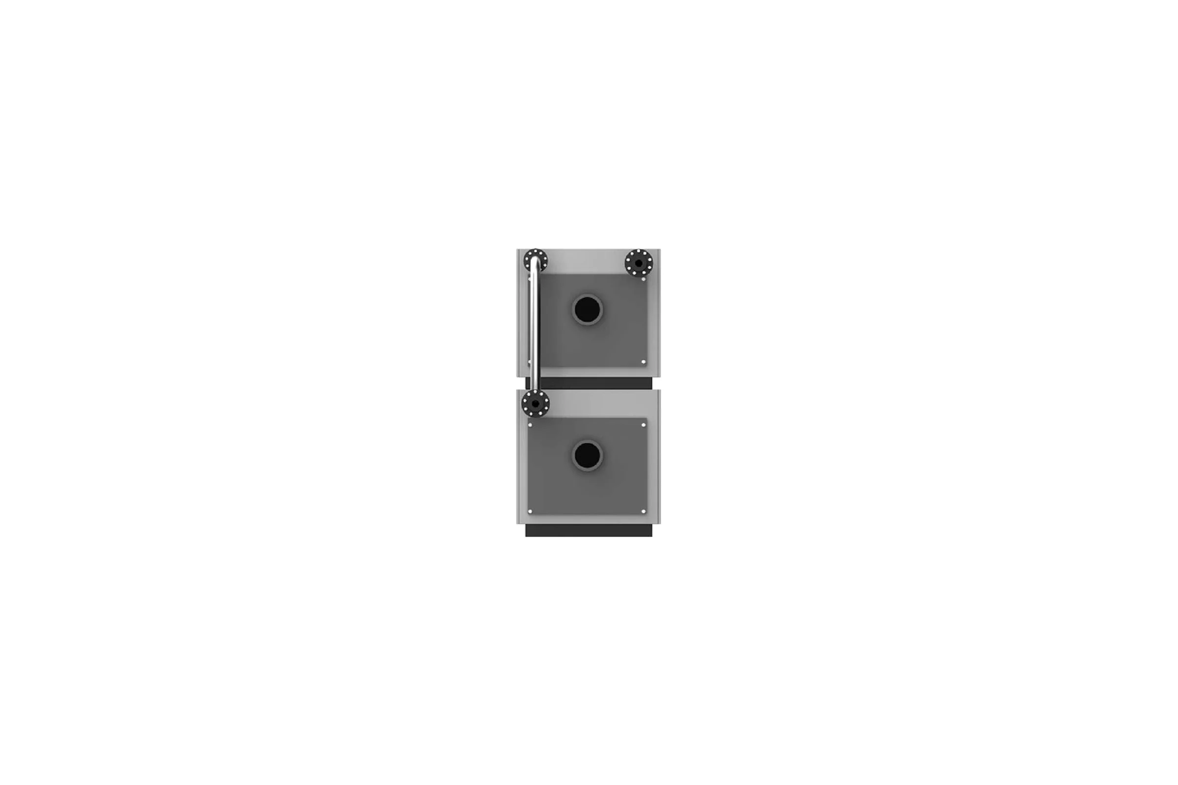 Сдвоенный вертикальный котел Teplofor Duplex Easy VV2-D 500 (500 кВт, давление 6 бар) 8880061