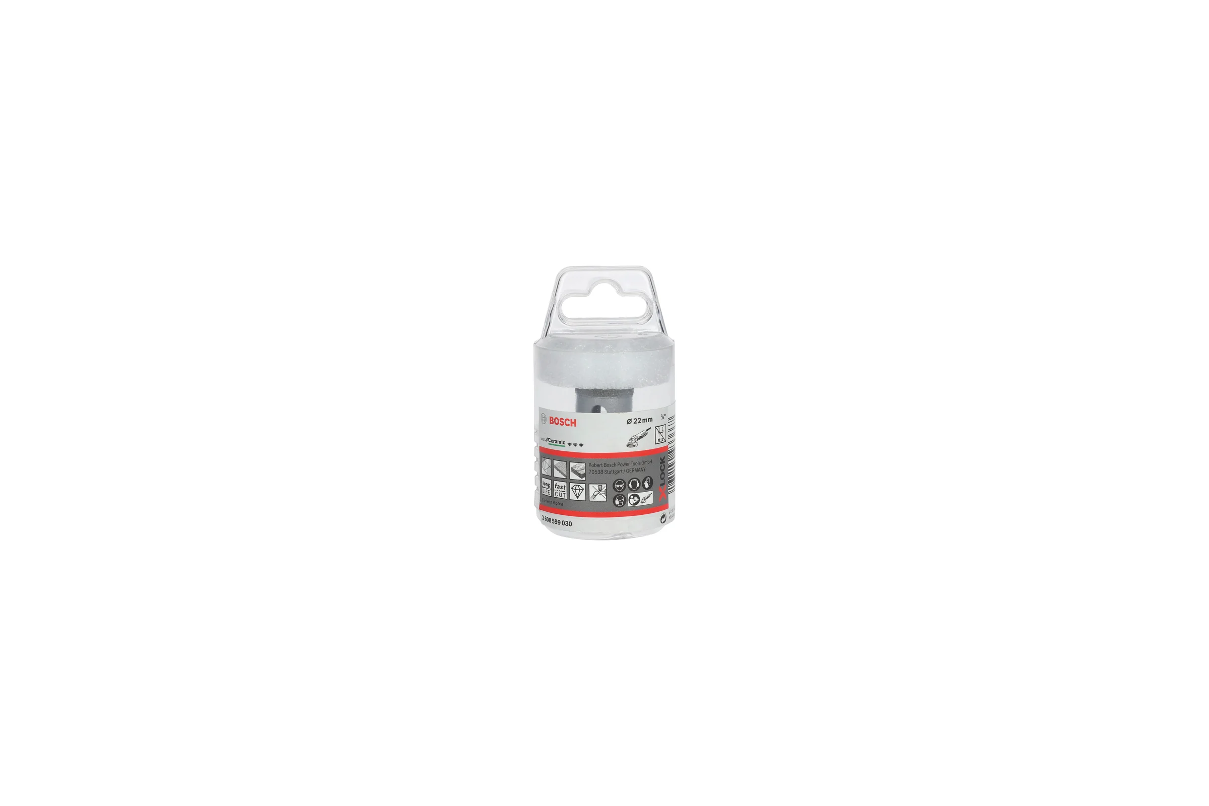 Алмазная коронка Dry Speed X-LOCK 22 мм Bosch 2608599030