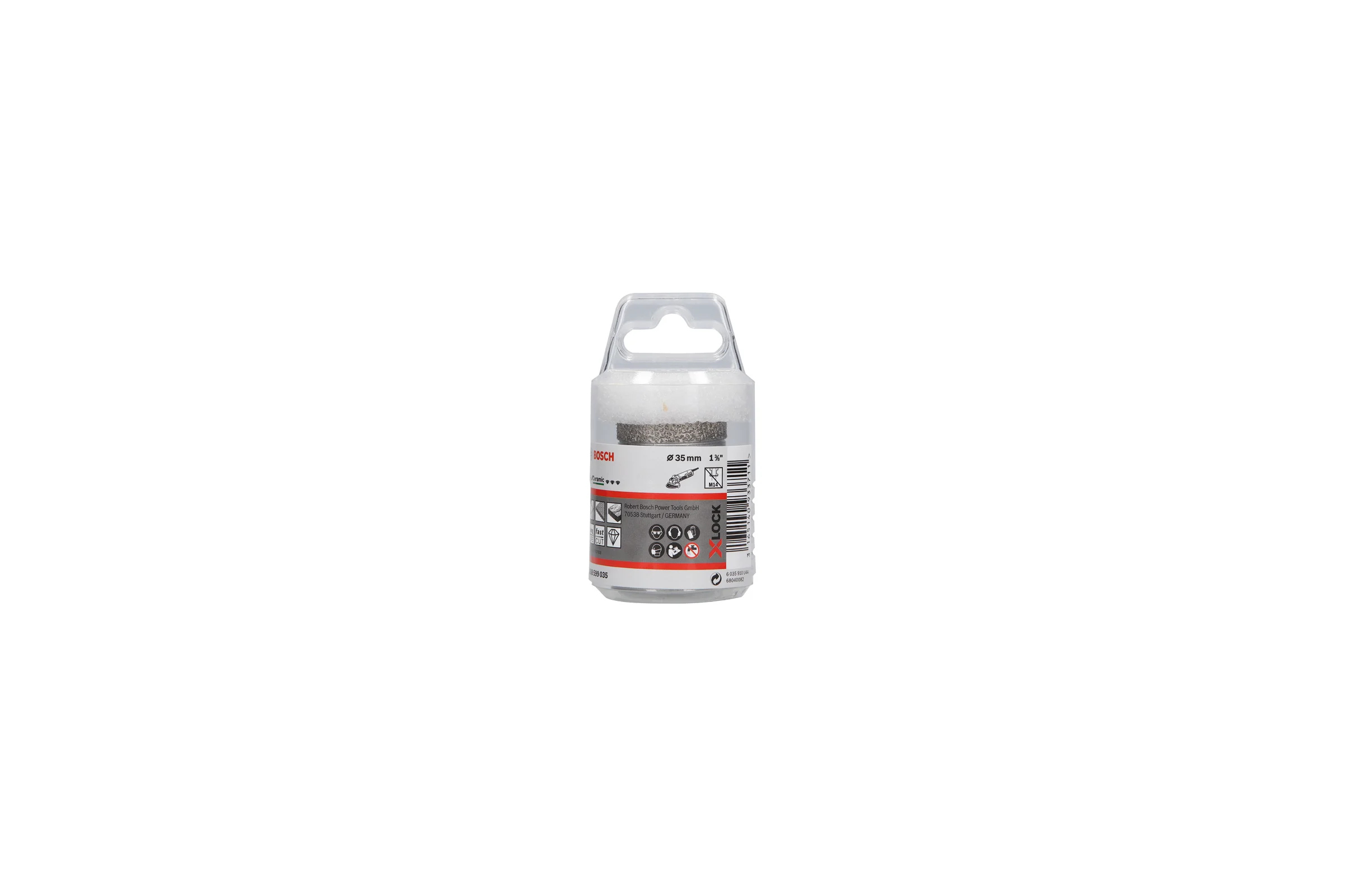 Алмазная коронка Dry Speed X-LOCK 35 мм Bosch 2608599035